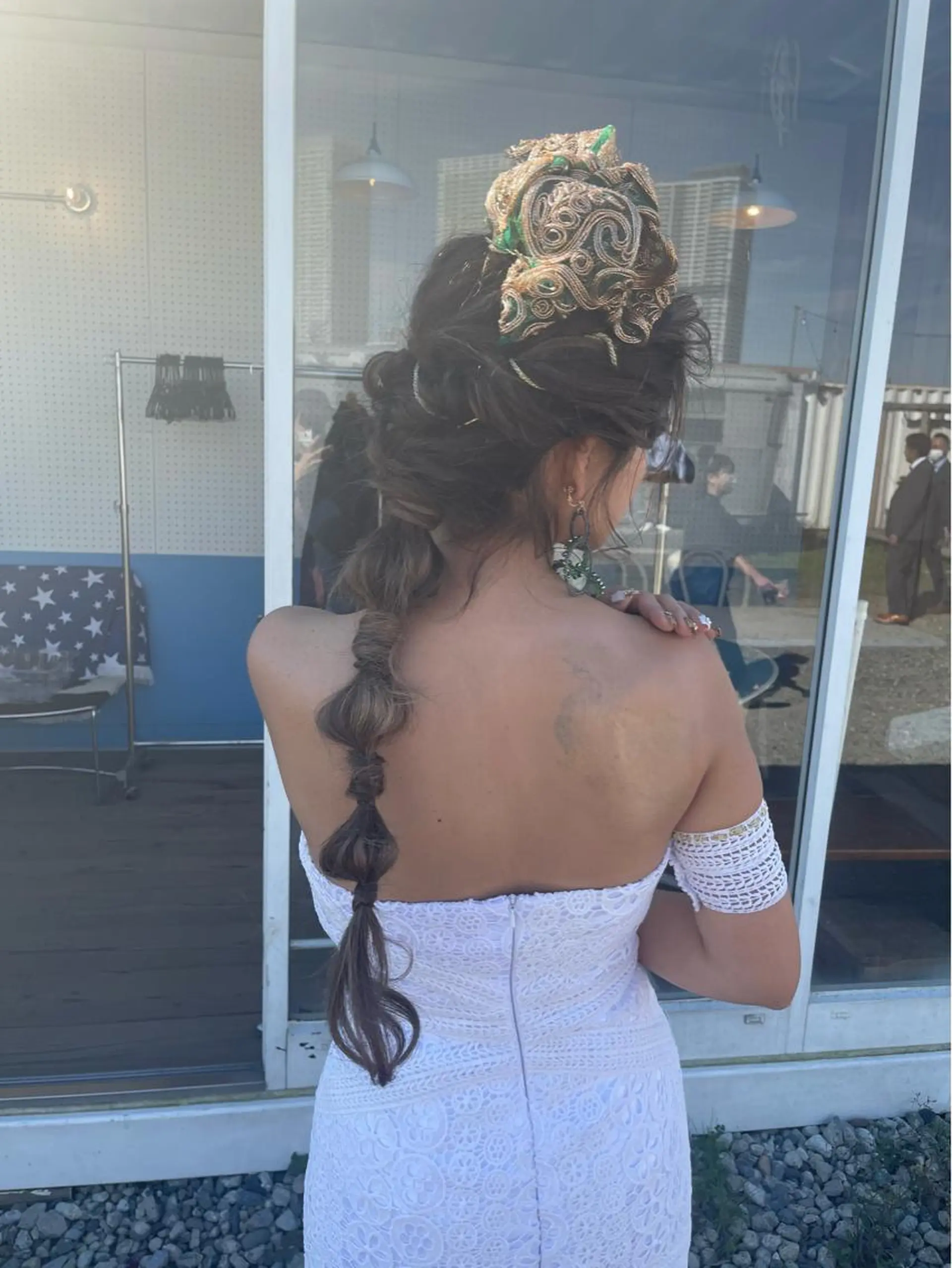 ヘアアレンジ トレンドパーマ 加藤菜月のヘアスタイル