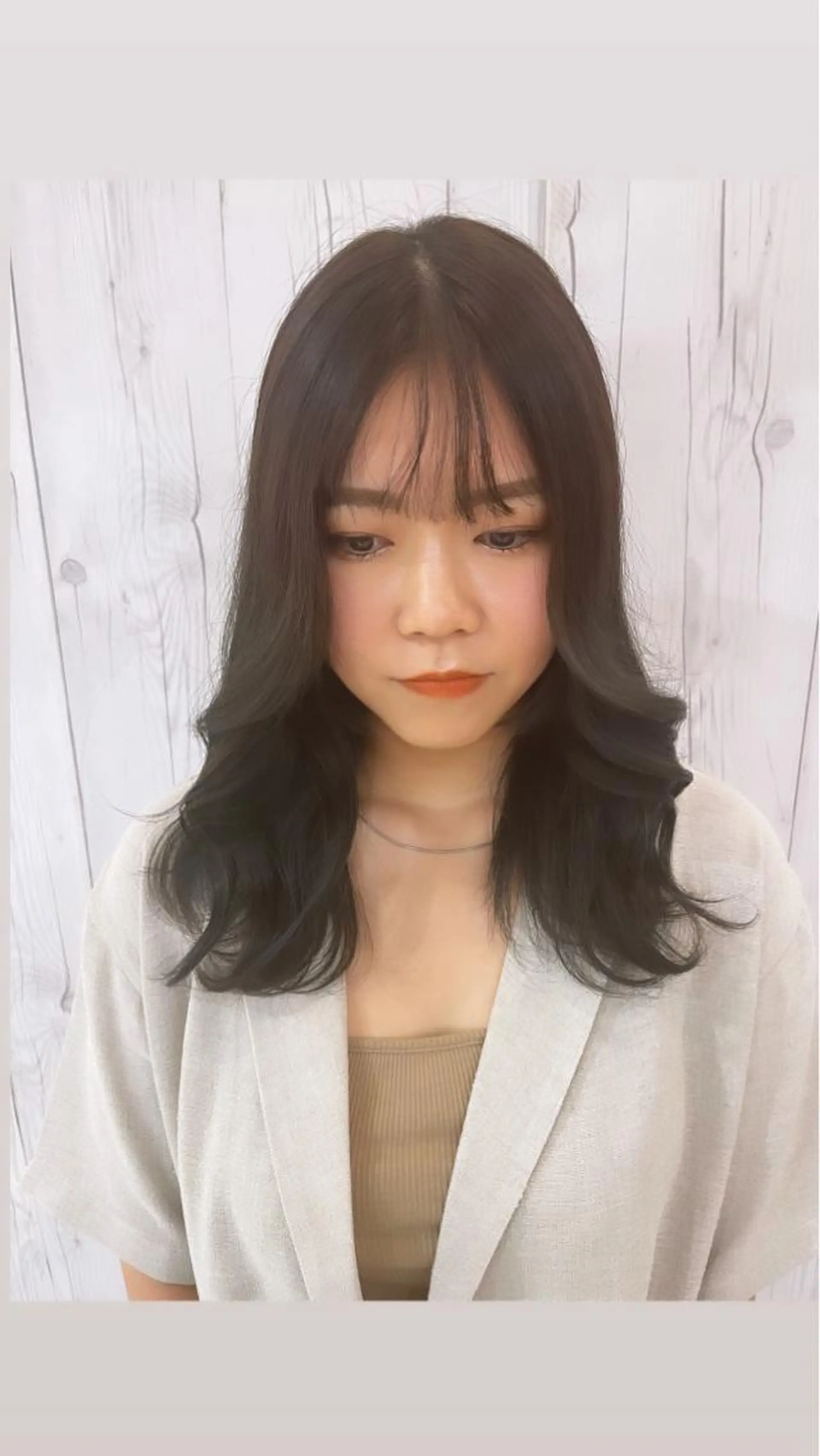 カラー オルチャンヘア カット ヘアカラー 名古屋のピンク好き かずくん🦩のヘアスタイル