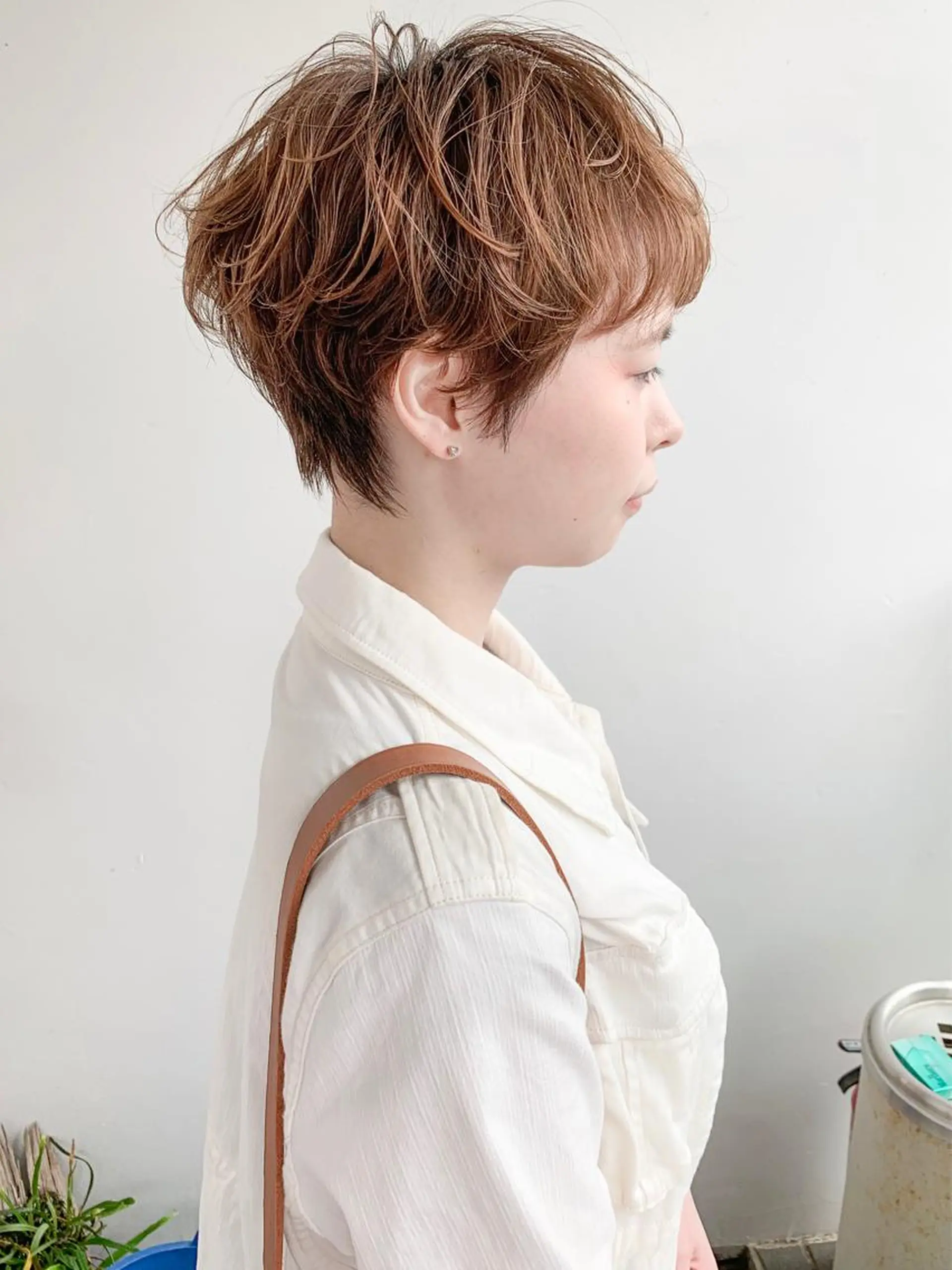 ショート カラー パーマ ショート/レイヤー なら石井知希のヘアスタイル