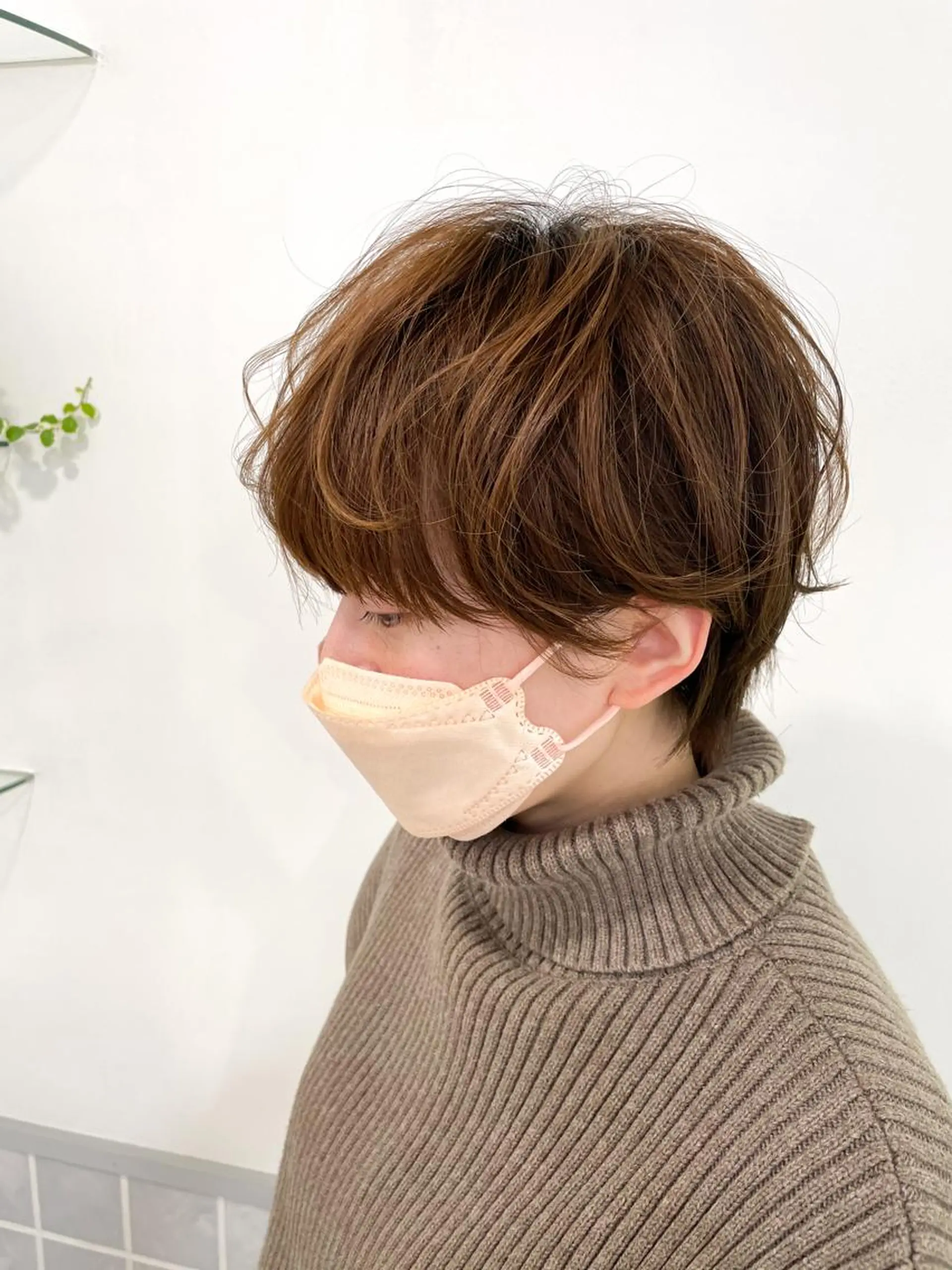 ショート カラー カット ヘアカラー miyu 美髪縮毛矯正𓂃꙳⋆のヘアスタイル