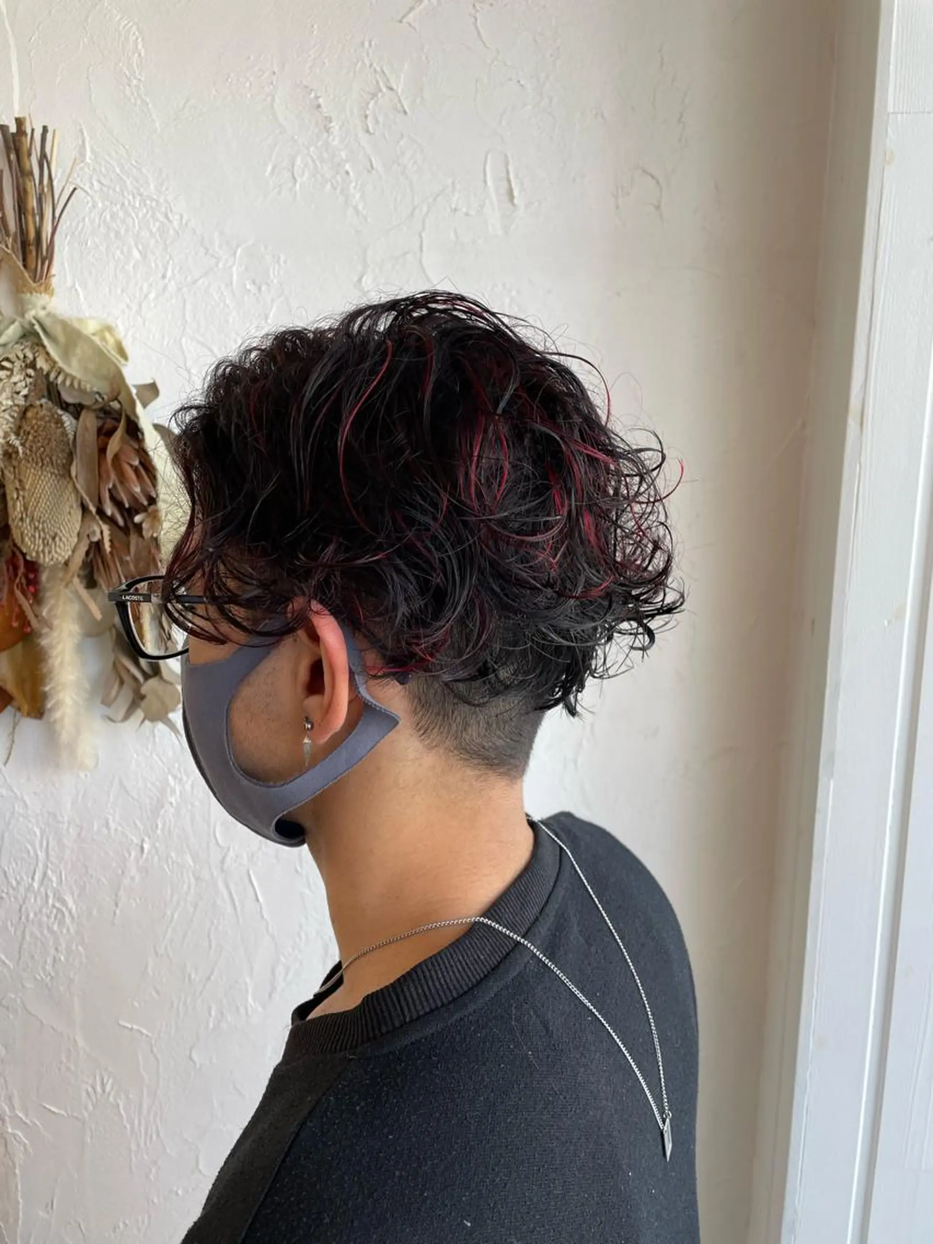 カラー メンズ メンズハイライト ハイライトカラー ヘアカラー 🌸小掛🌸 豊橋外国人風カラーのヘアスタイル