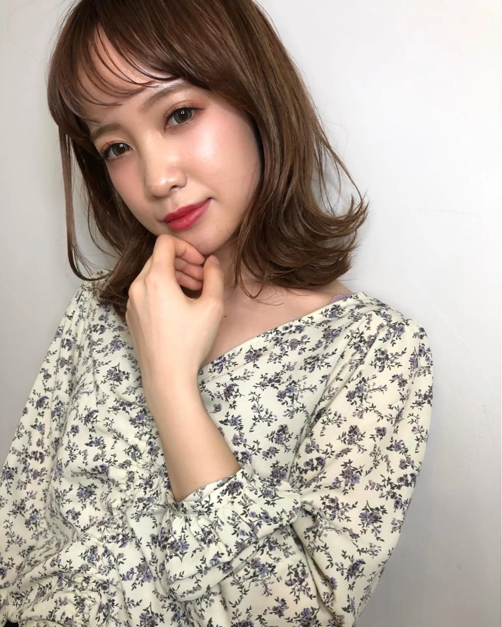 カラー 切りっぱなしボブ アディクシーカラー アッシュ バレイヤージュ ブリーチ ショート職人 美容師【KENTA】のヘアスタイル