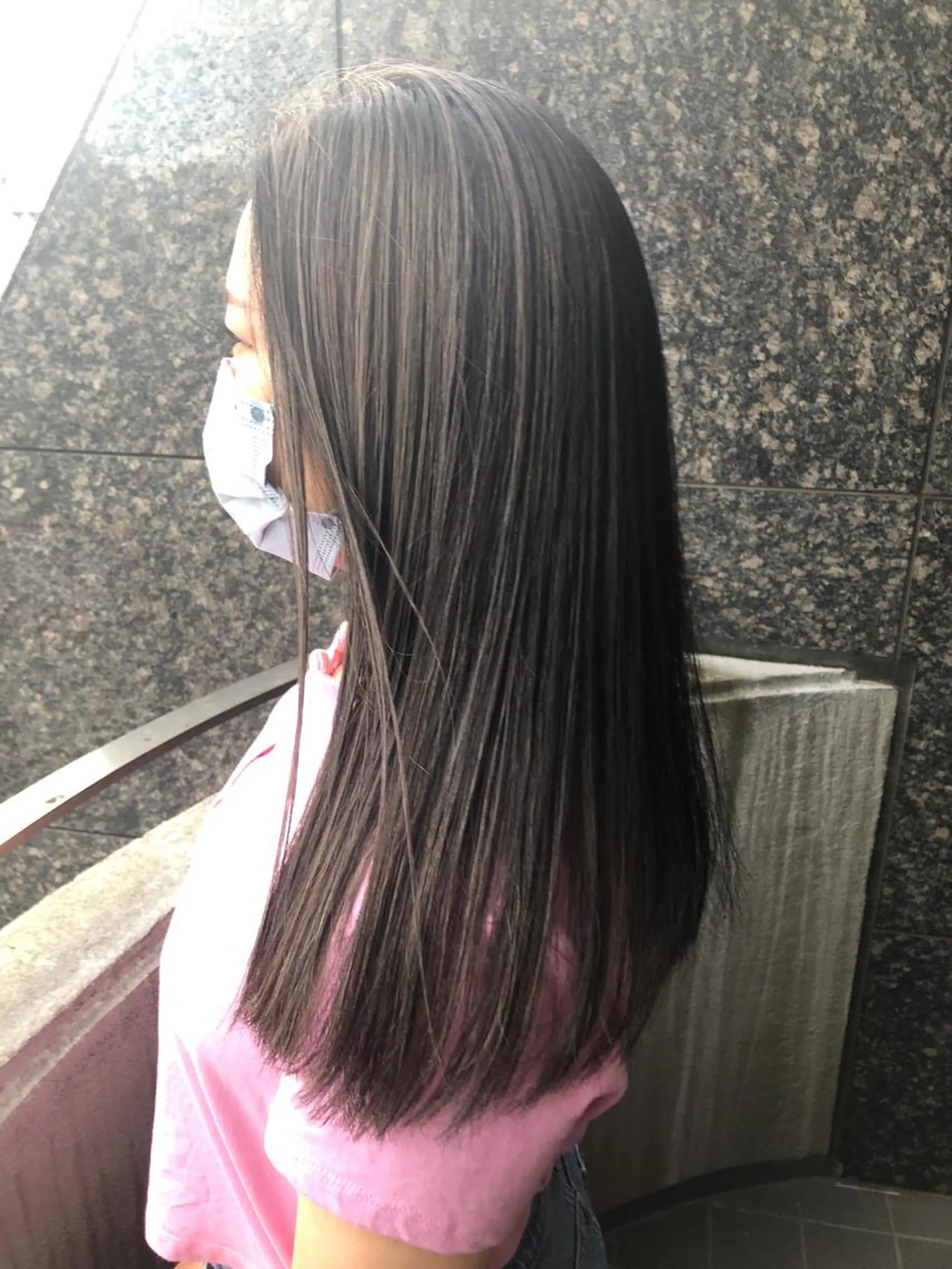 セミロング カラーアンドケアリタ kitamuuuのヘアスタイル