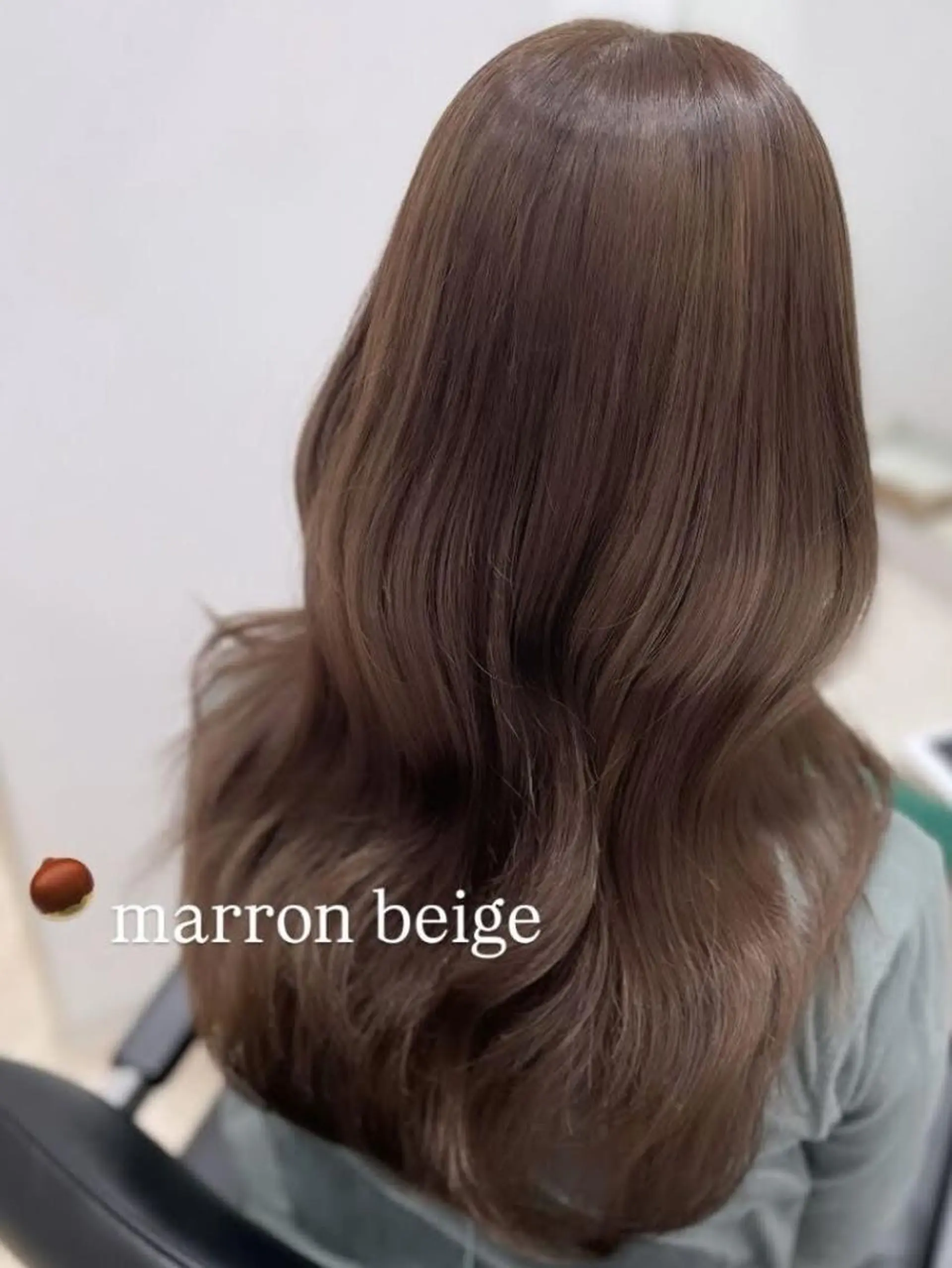 ロング カラー ショートボブ バレイヤージュ ベージュカラー ブリーチ ブラウンカラー カット ヘアカラー トリートメント N°sopo 札幌大通のヘアスタイル