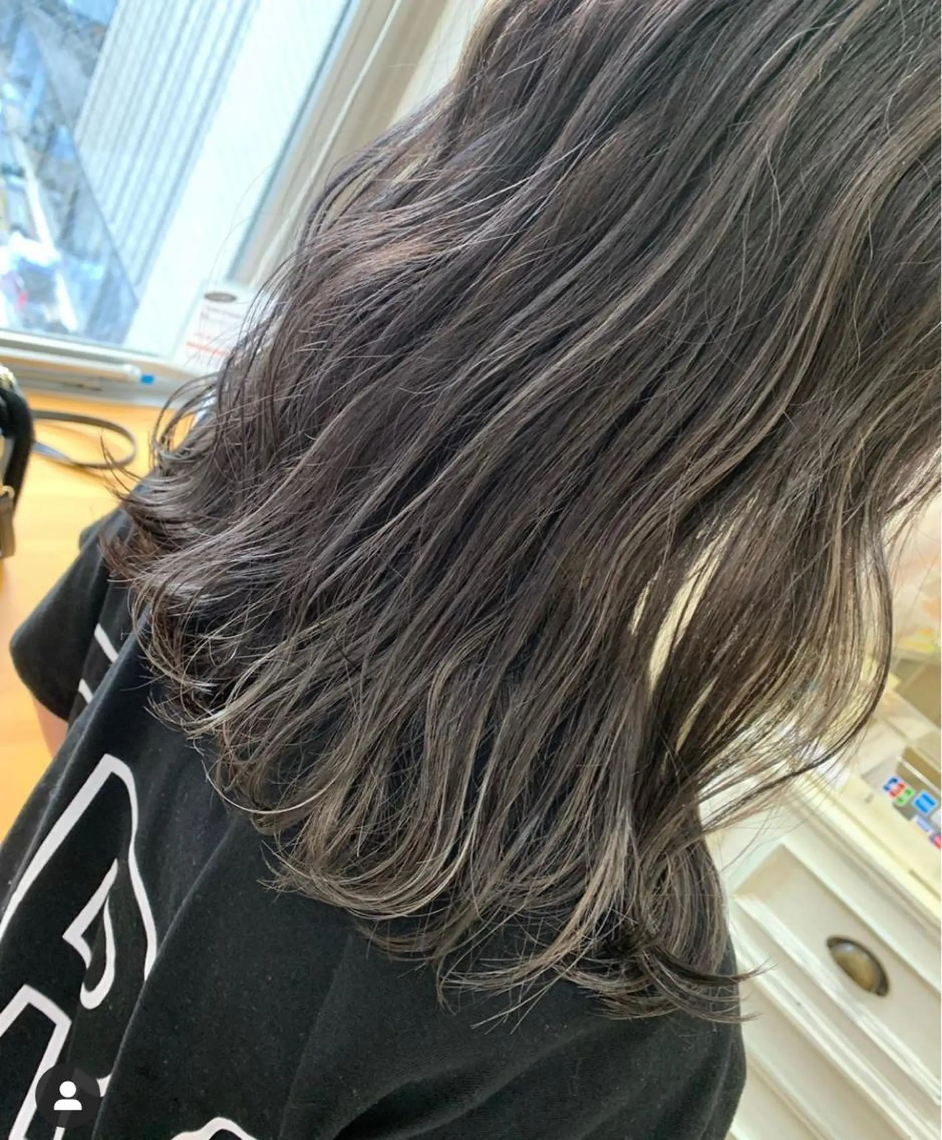 セミロング カラー レイヤーカットモデル 募集/藤原一真のヘアスタイル