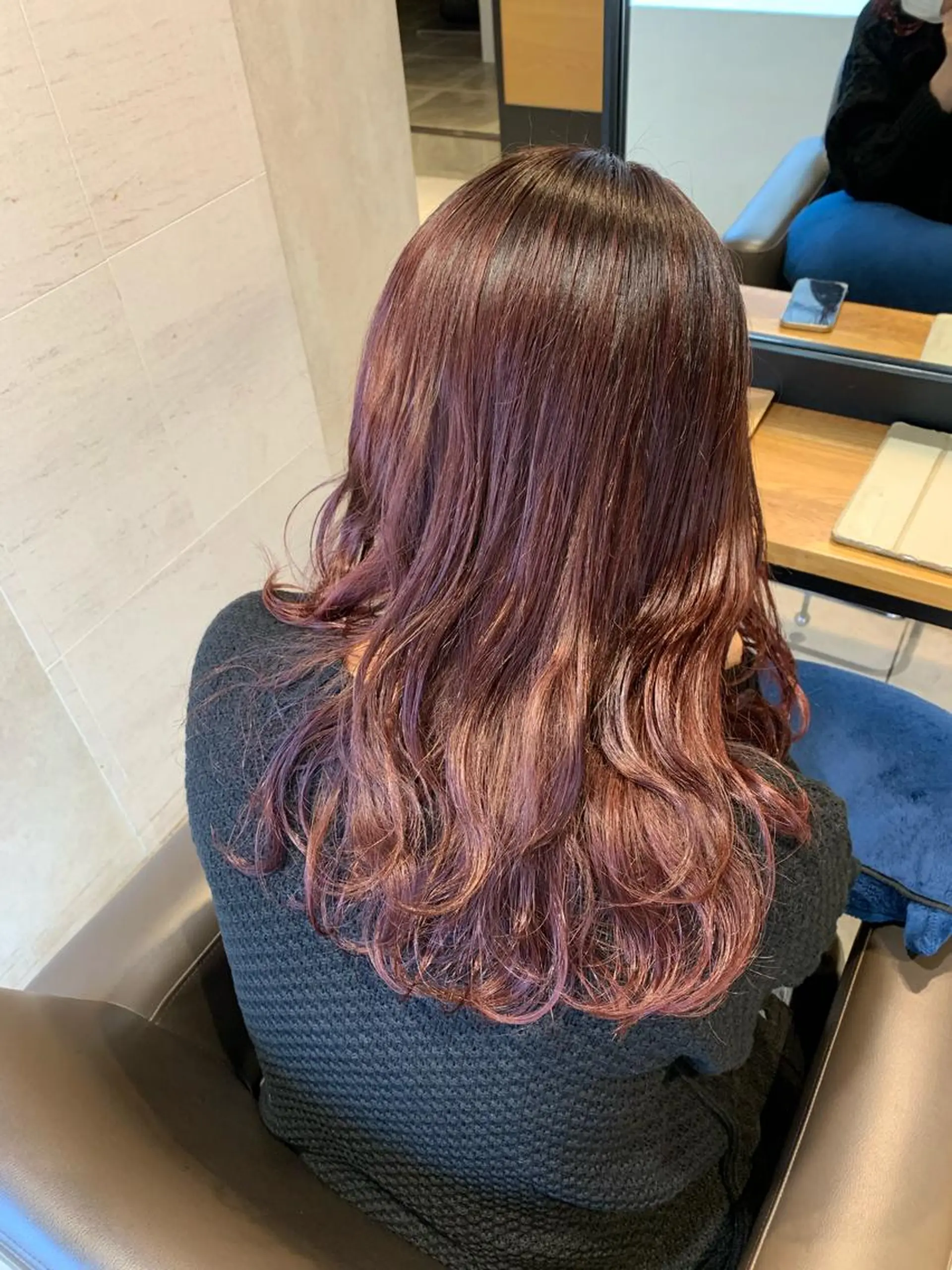 セミロング カラー 🌿earth亀有店 【緑髪のノブ】🌿のヘアスタイル