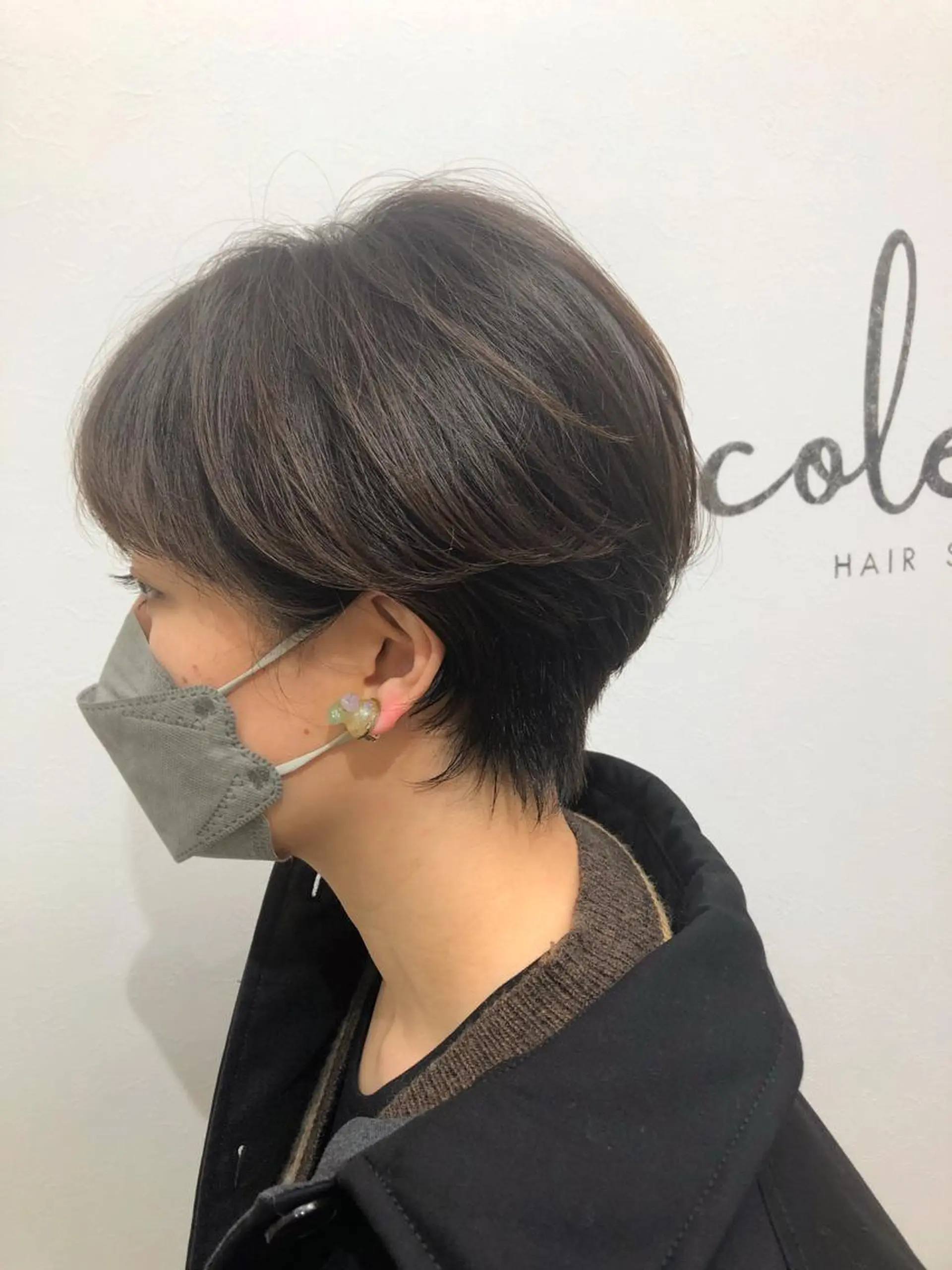 ショート ショートボブ ボブ ショートヘア 植松 茜のヘアスタイル