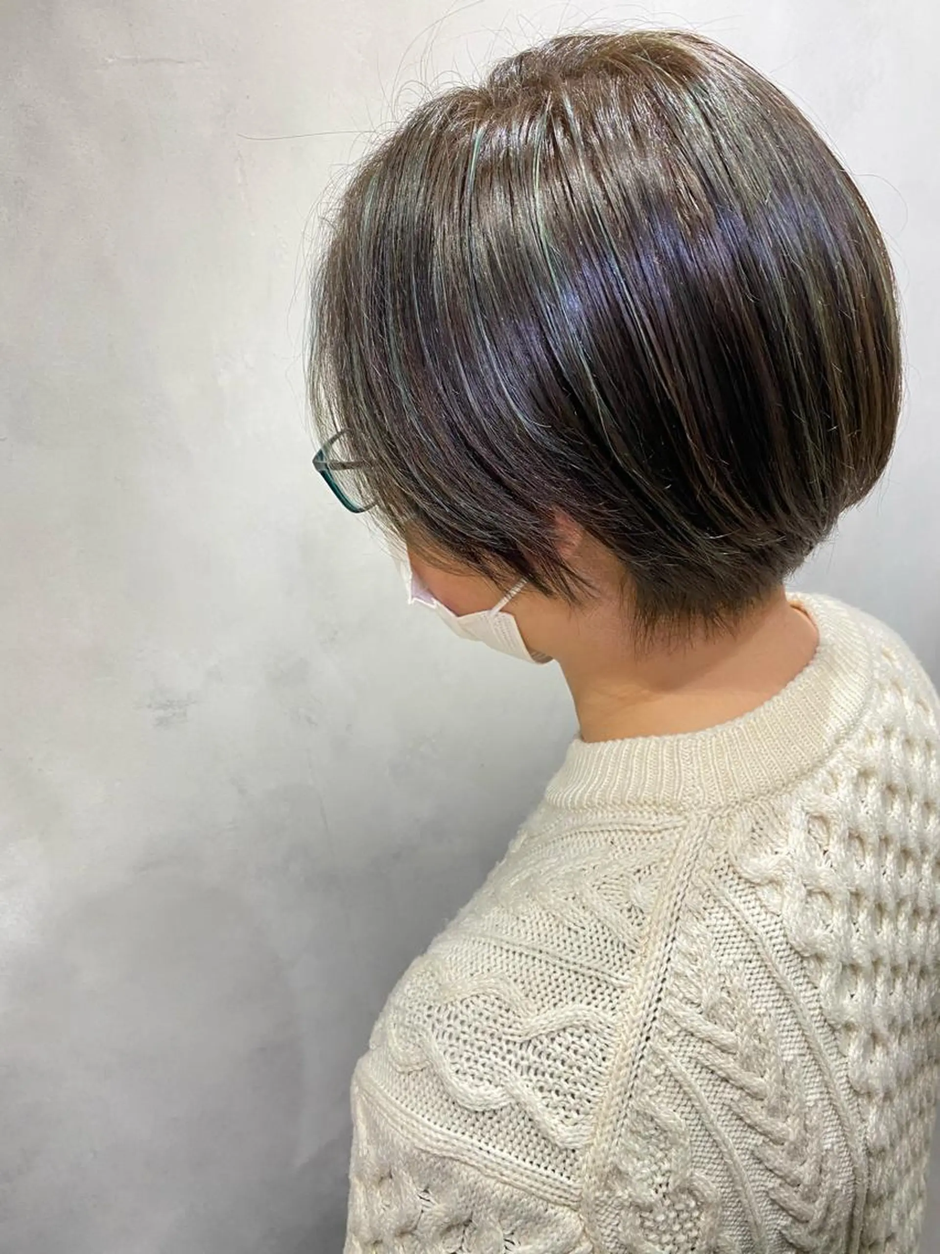 ショート カラー 吹田 駿 髪質改善縮毛矯正のヘアスタイル