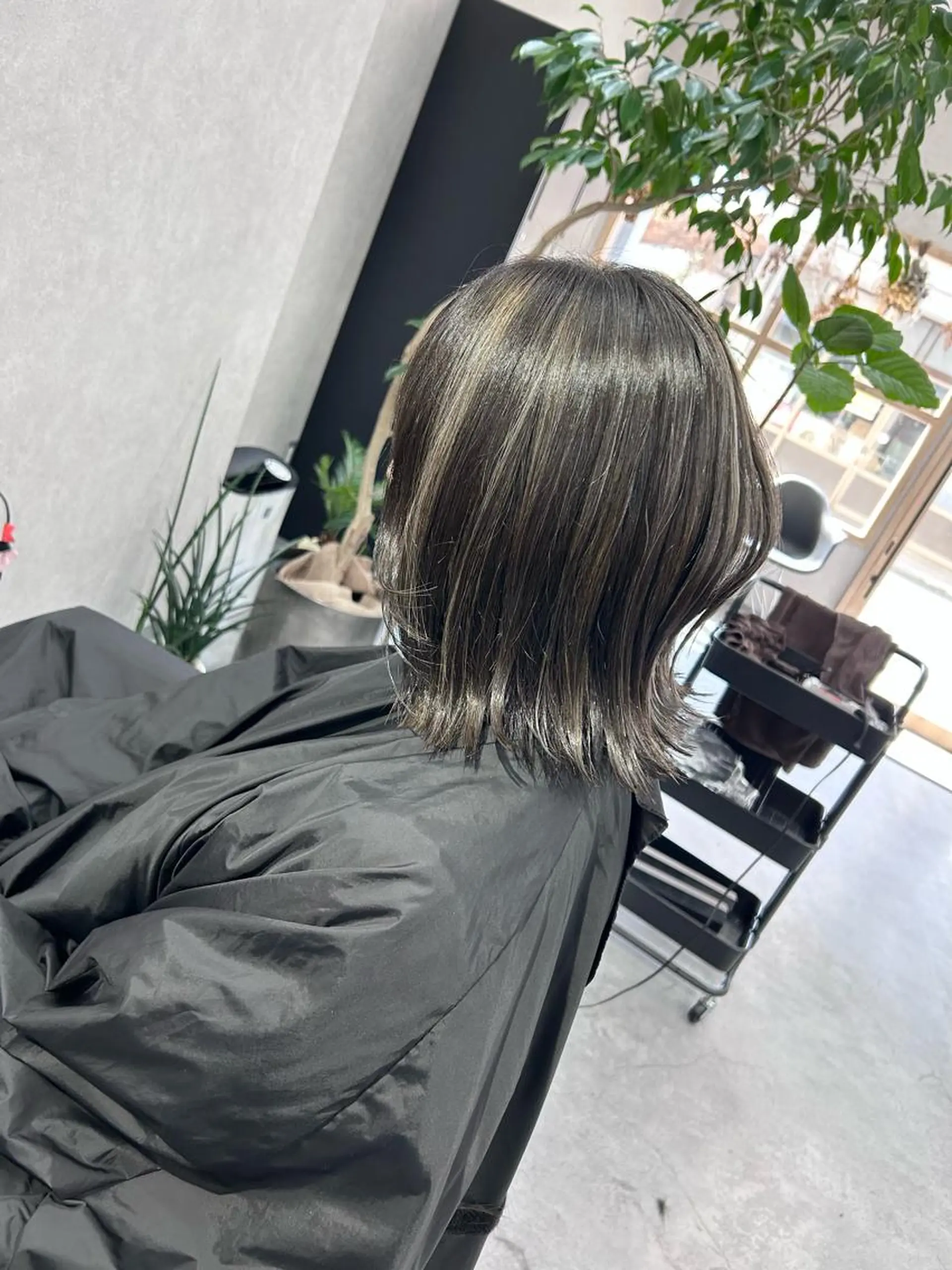 ミディアム 外国人風カラー ハイライト 韓国風ヘア レイヤーカット カット ヘアカラー AN'TIA小作代表 ⭐︎kazuma⭐︎のヘアスタイル