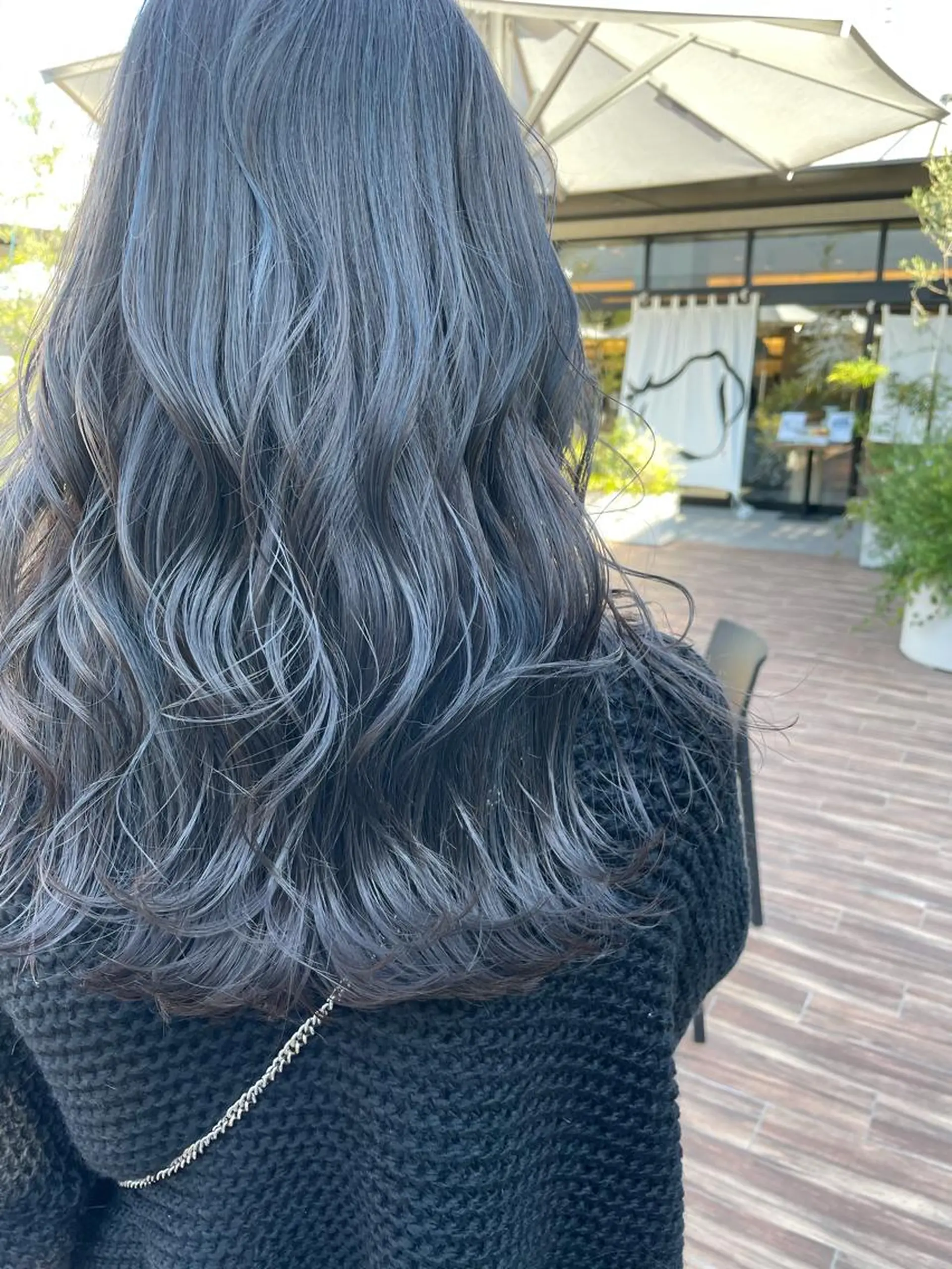 セミロング カラー マエダ リョウのヘアスタイル