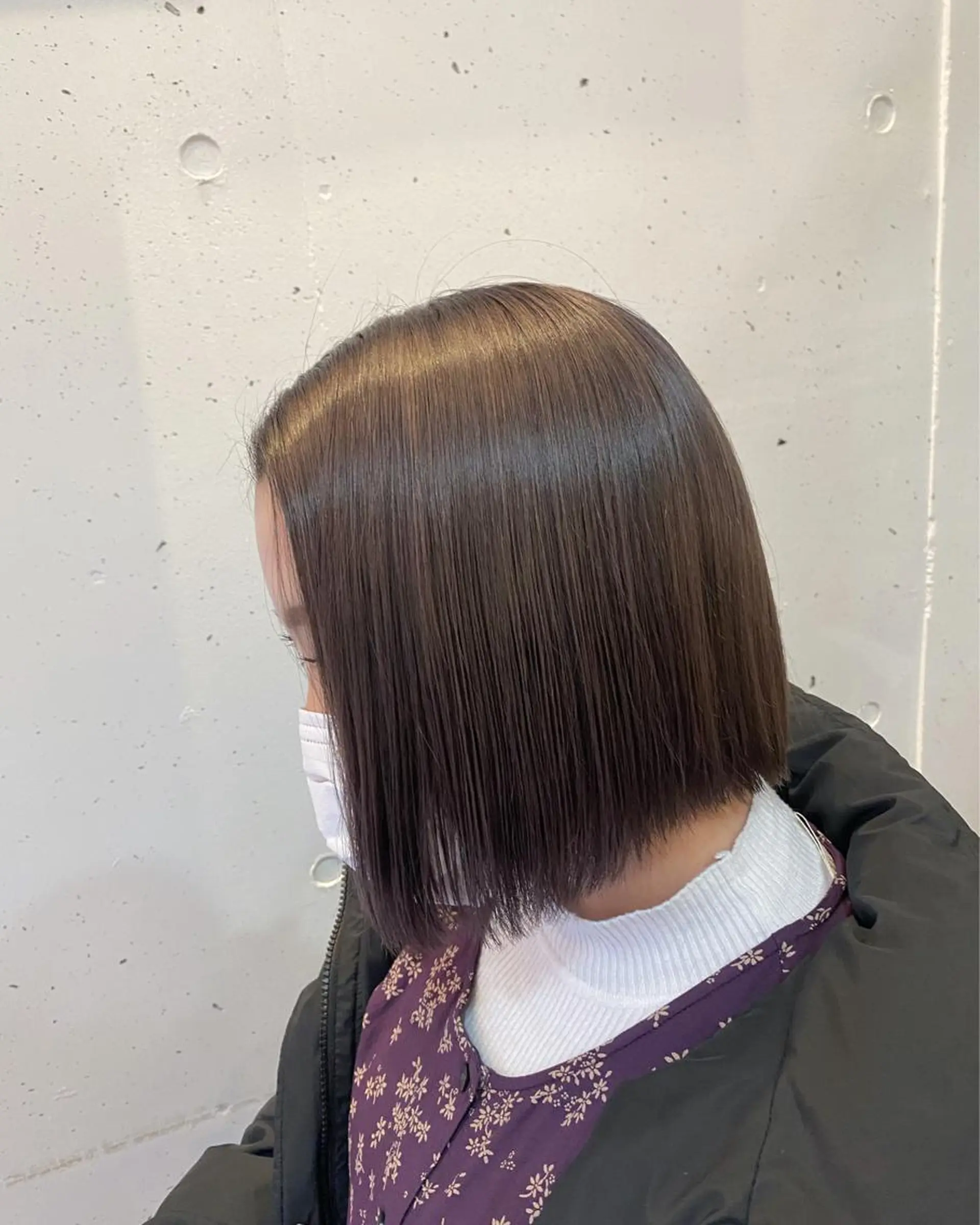 ショート カラー グレージュ パープルカラー パープルグレージュ カット ヘアカラー トリートメント 小山功陽 /メンズスタイルのヘアスタイル