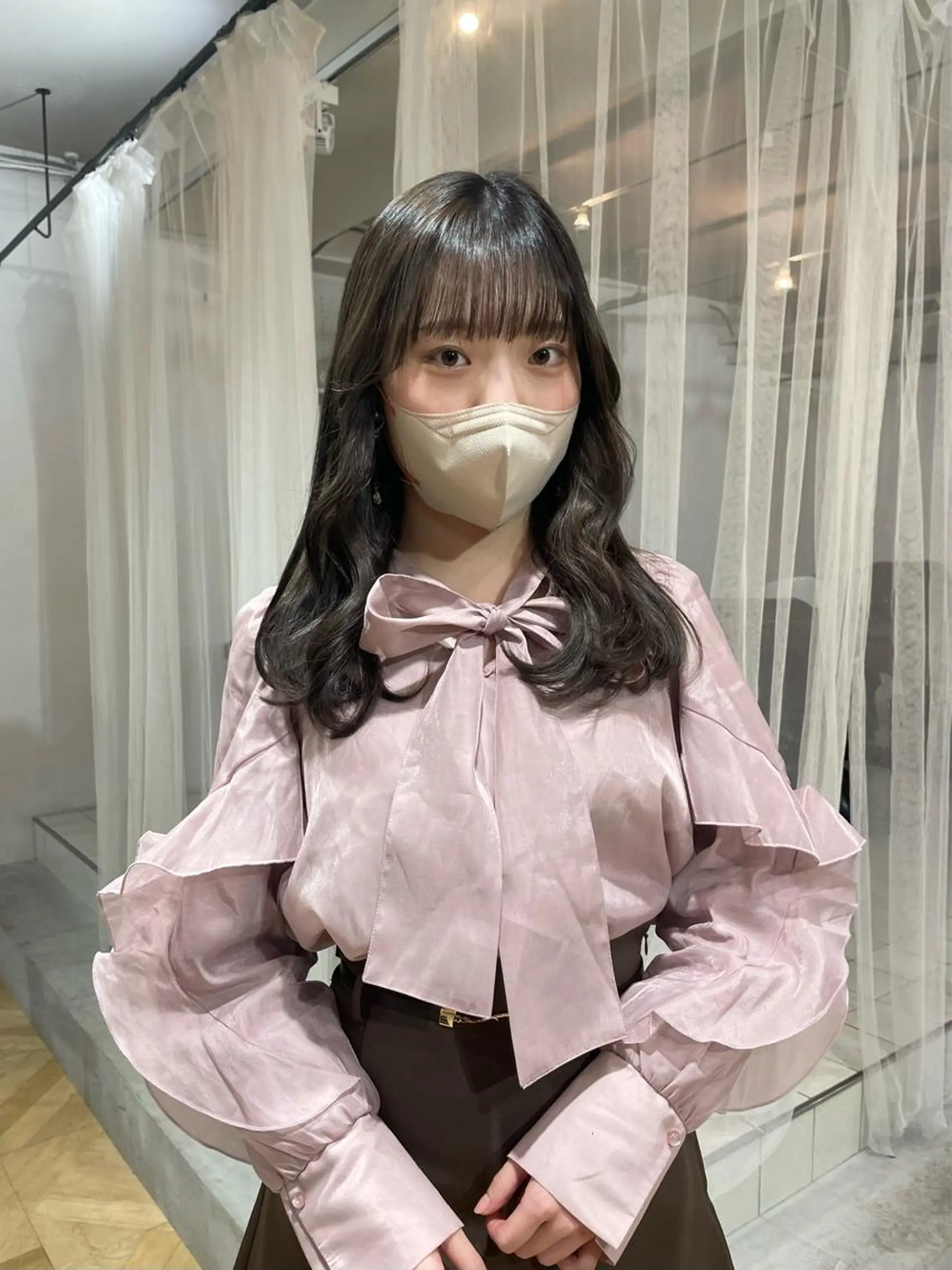 ロング カラー ハイトーンカラー chiharu ボブ/レイヤーのヘアスタイル