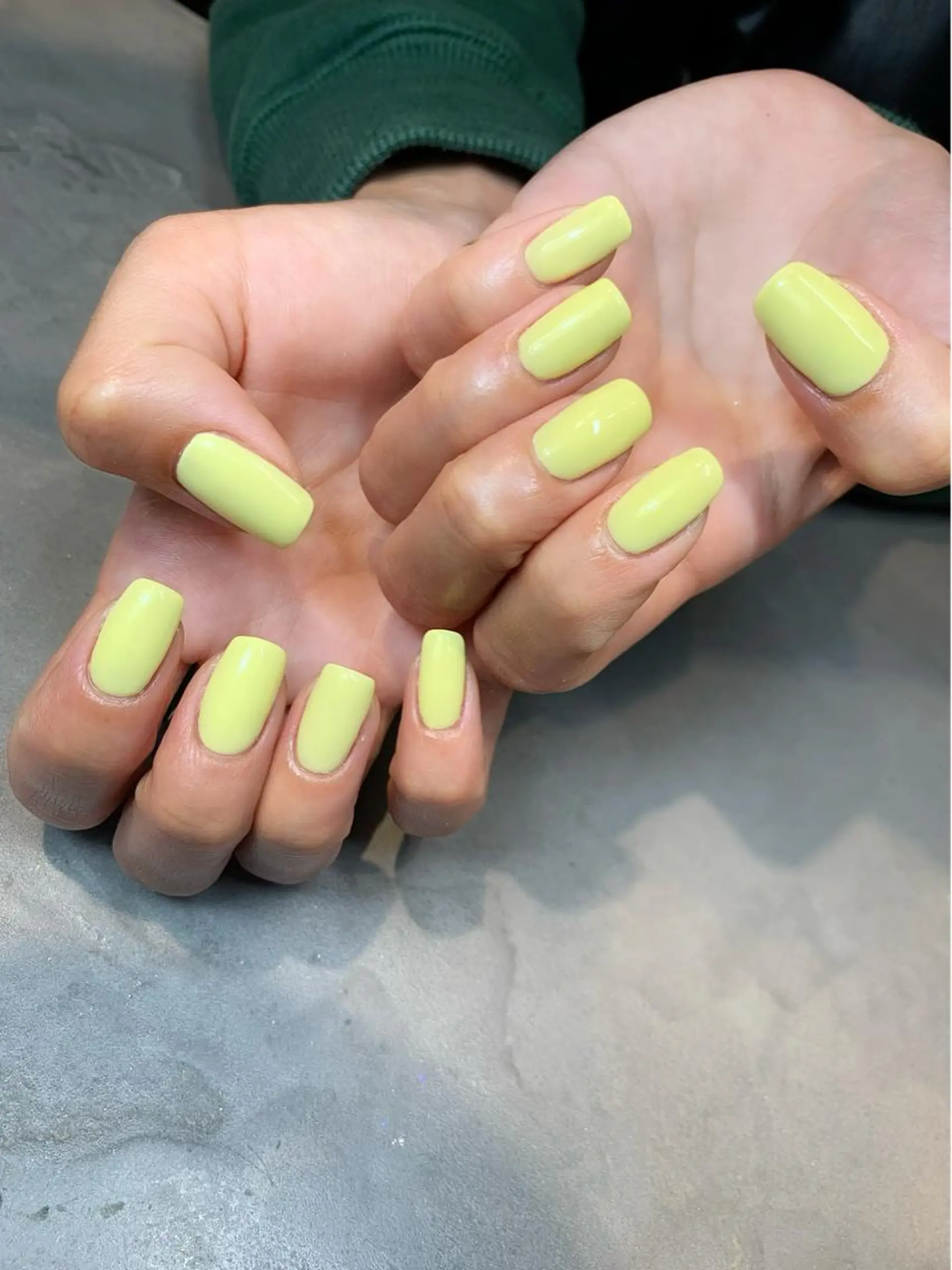 ネイル 黄色 福与 美幸のネイルデザイン