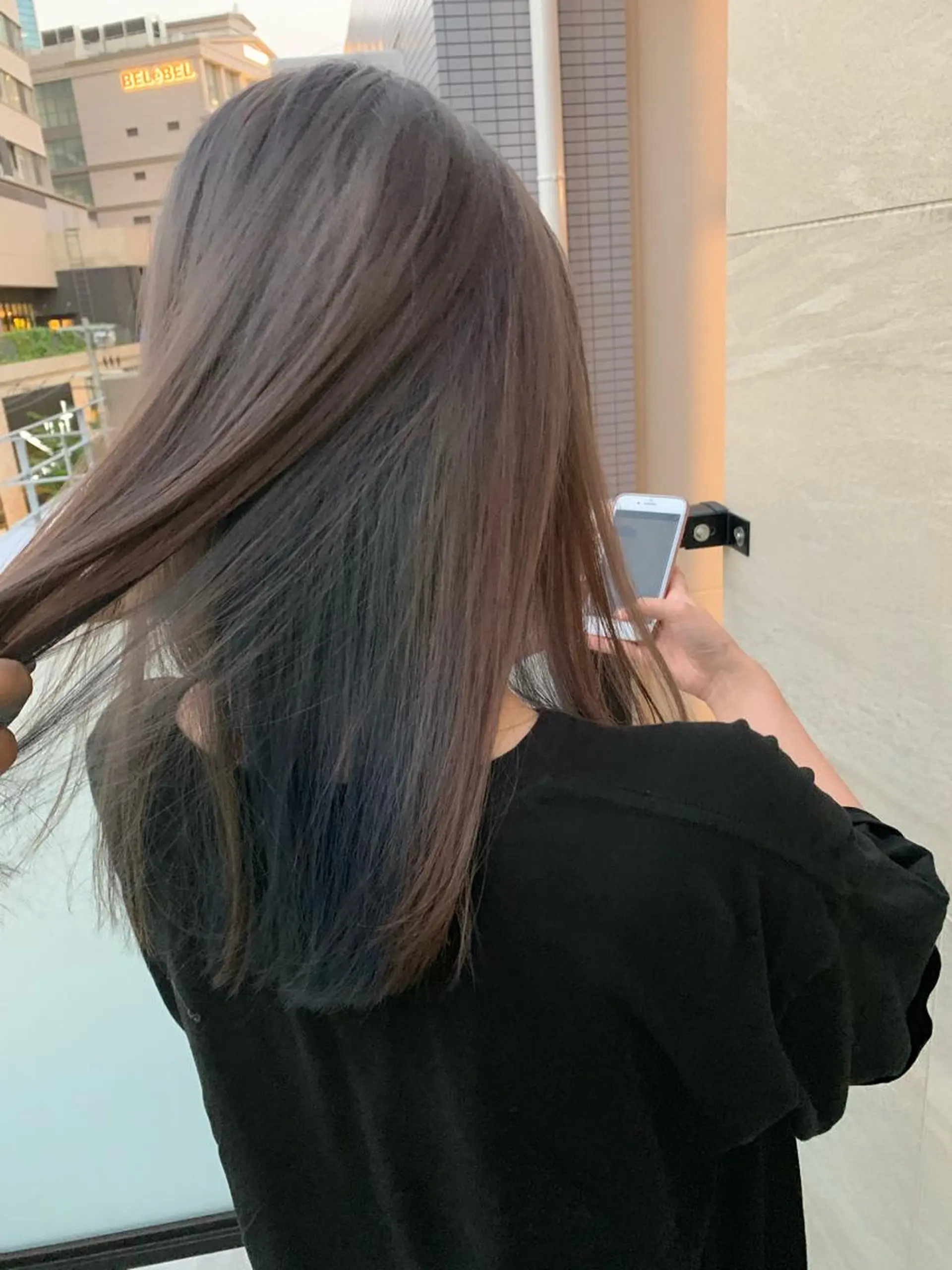 ロング カラー カット パーマ トリートメント カラー特化サロン大阪 ルービック江坂/新城のヘアスタイル