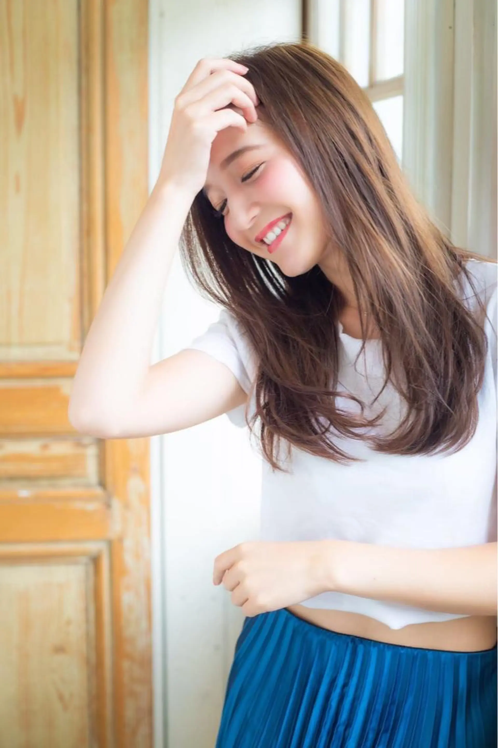 ロング カラー カット ヘアカラー 縮毛矯正 トリートメント Akane レイヤー/艶カラーのヘアスタイル