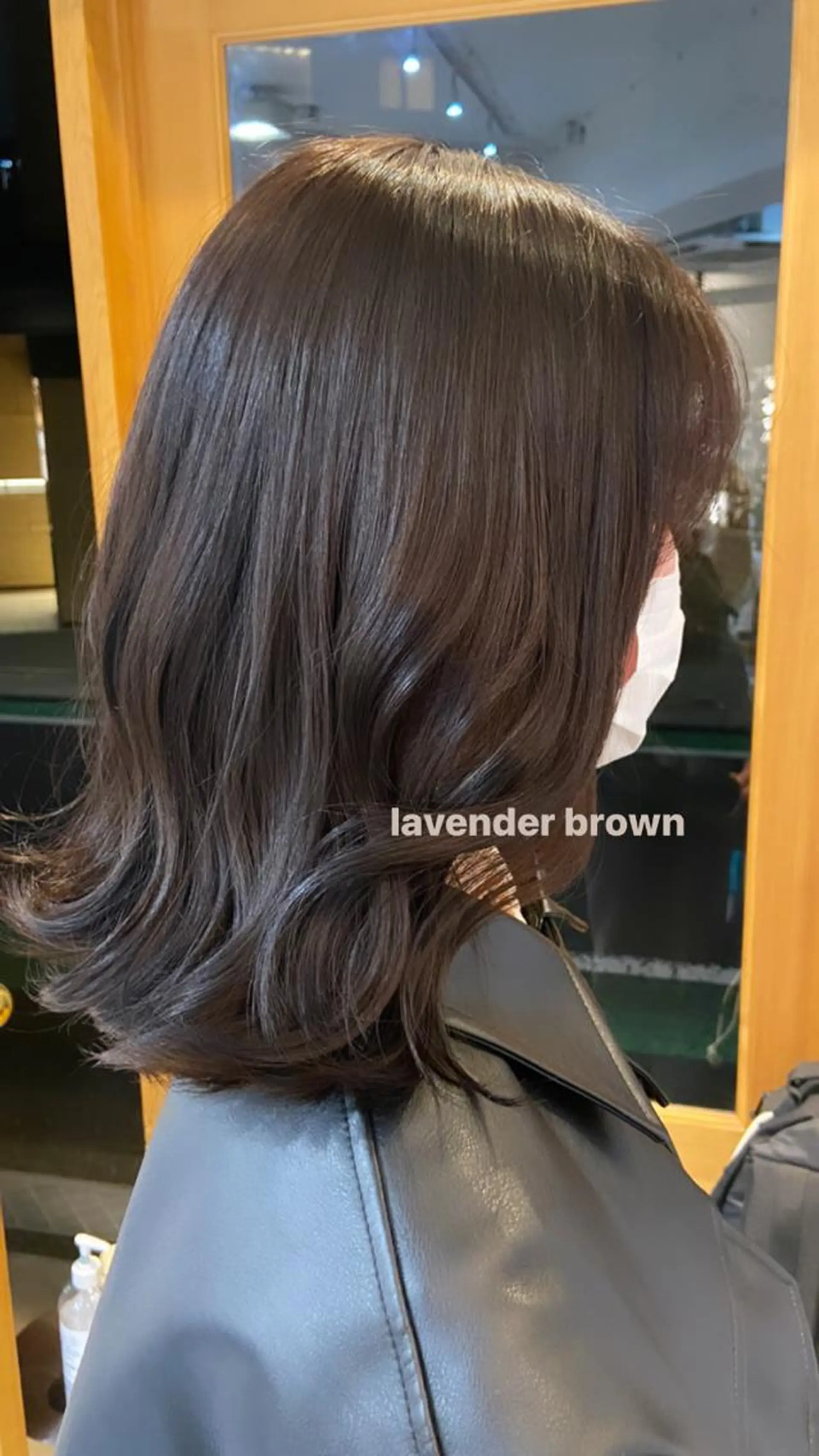 セミロング エギョモリ 天使の羽バング・フェザーバング ハッシュカット ハイライト タンバルモリ ヘアカラー トリートメント なかむら ゆきのヘアスタイル