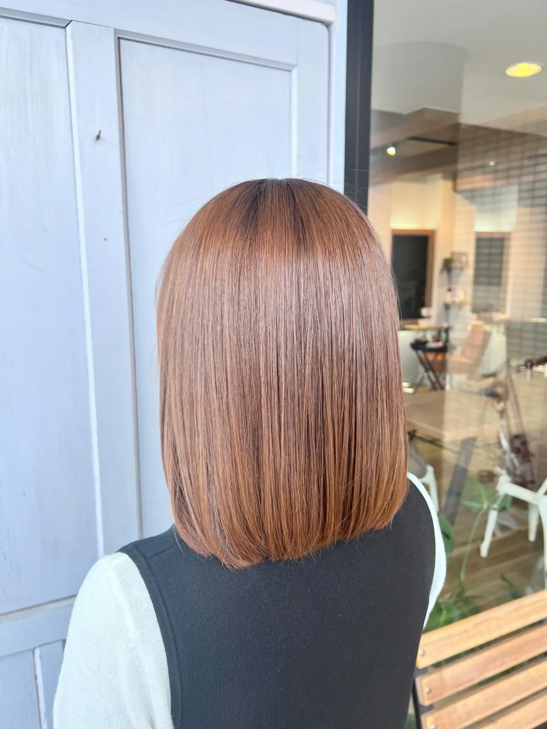 ミディアム 髪質改善 トリートメント ツキダテ ユイのヘアスタイル