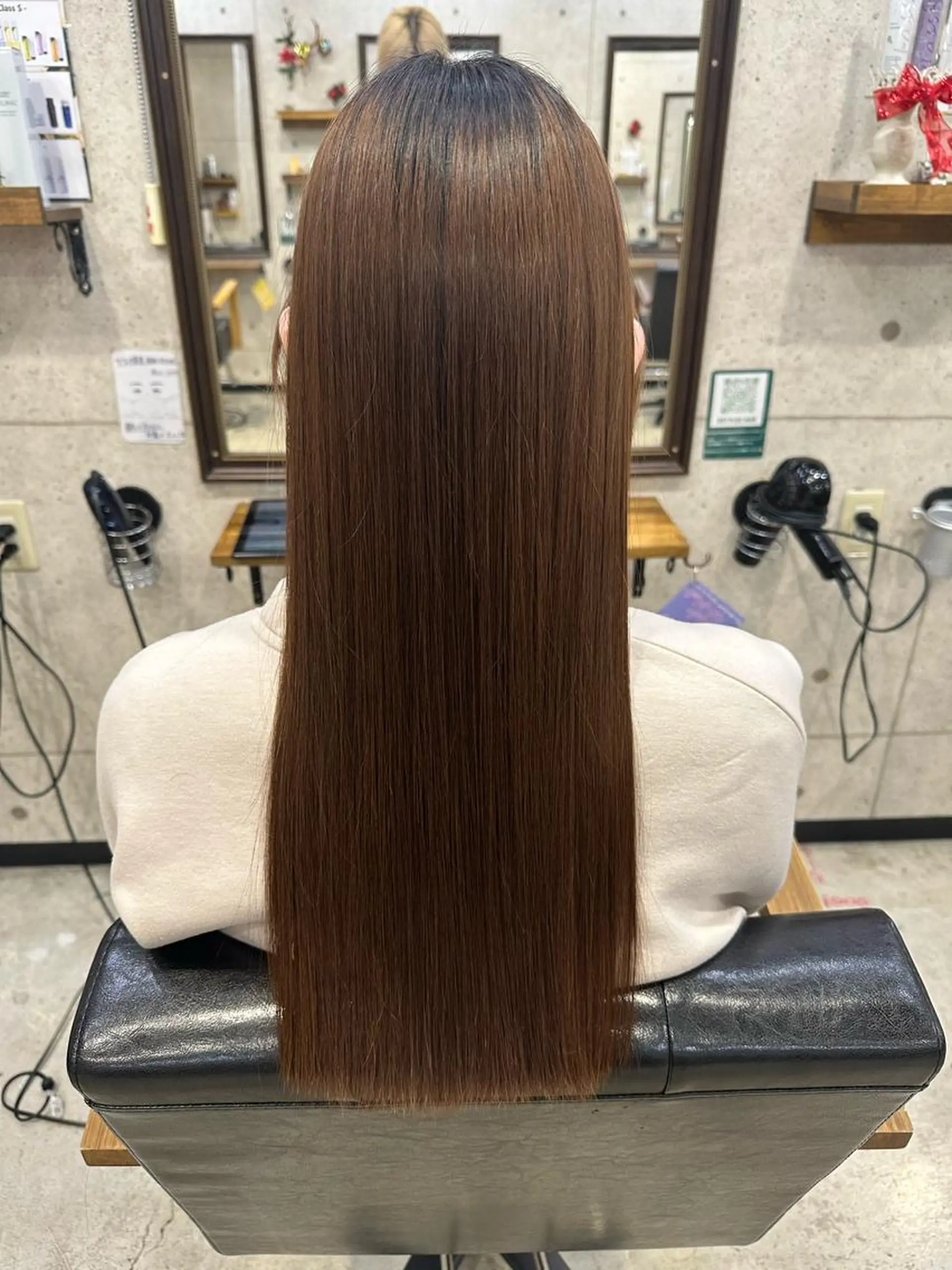 ロング 縮毛矯正 遠藤沙也加 /レイヤーカットのヘアスタイル