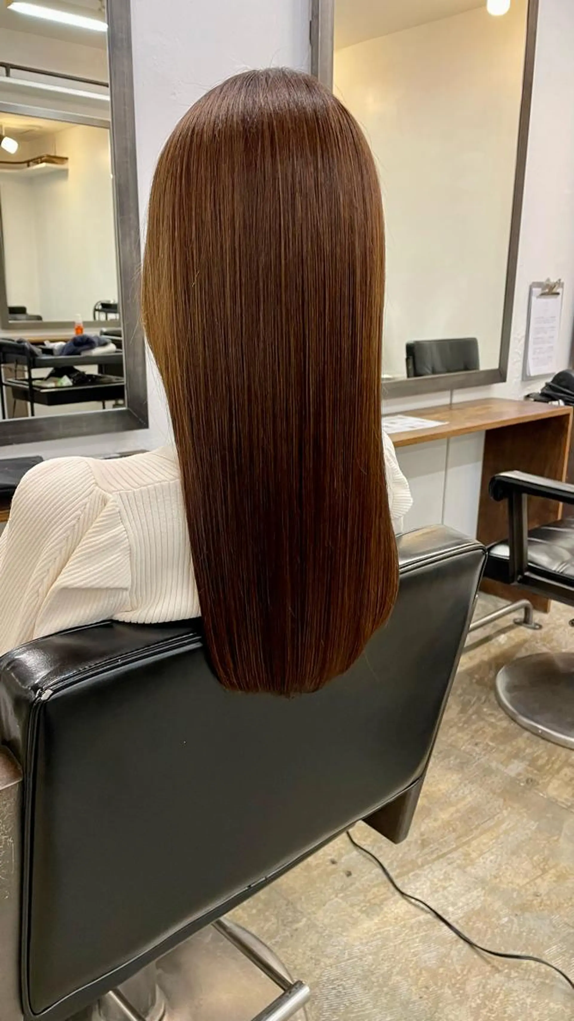 セミロング カットモデル募集 長谷川のヘアスタイル