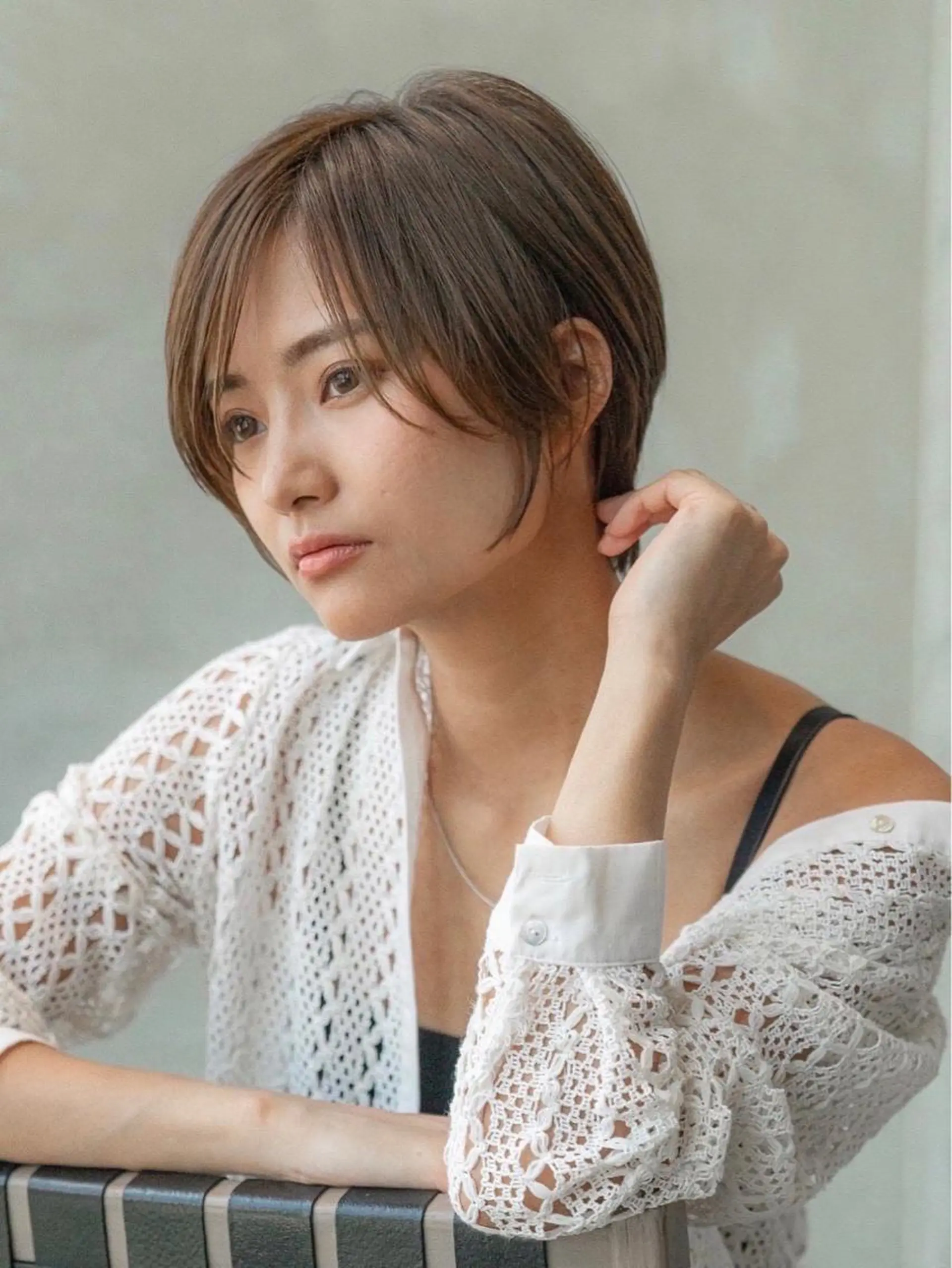 ショート カラー カット ヘアカラー トリートメント 🉐レイヤー/塩見 弘樹🉐渋谷のヘアスタイル