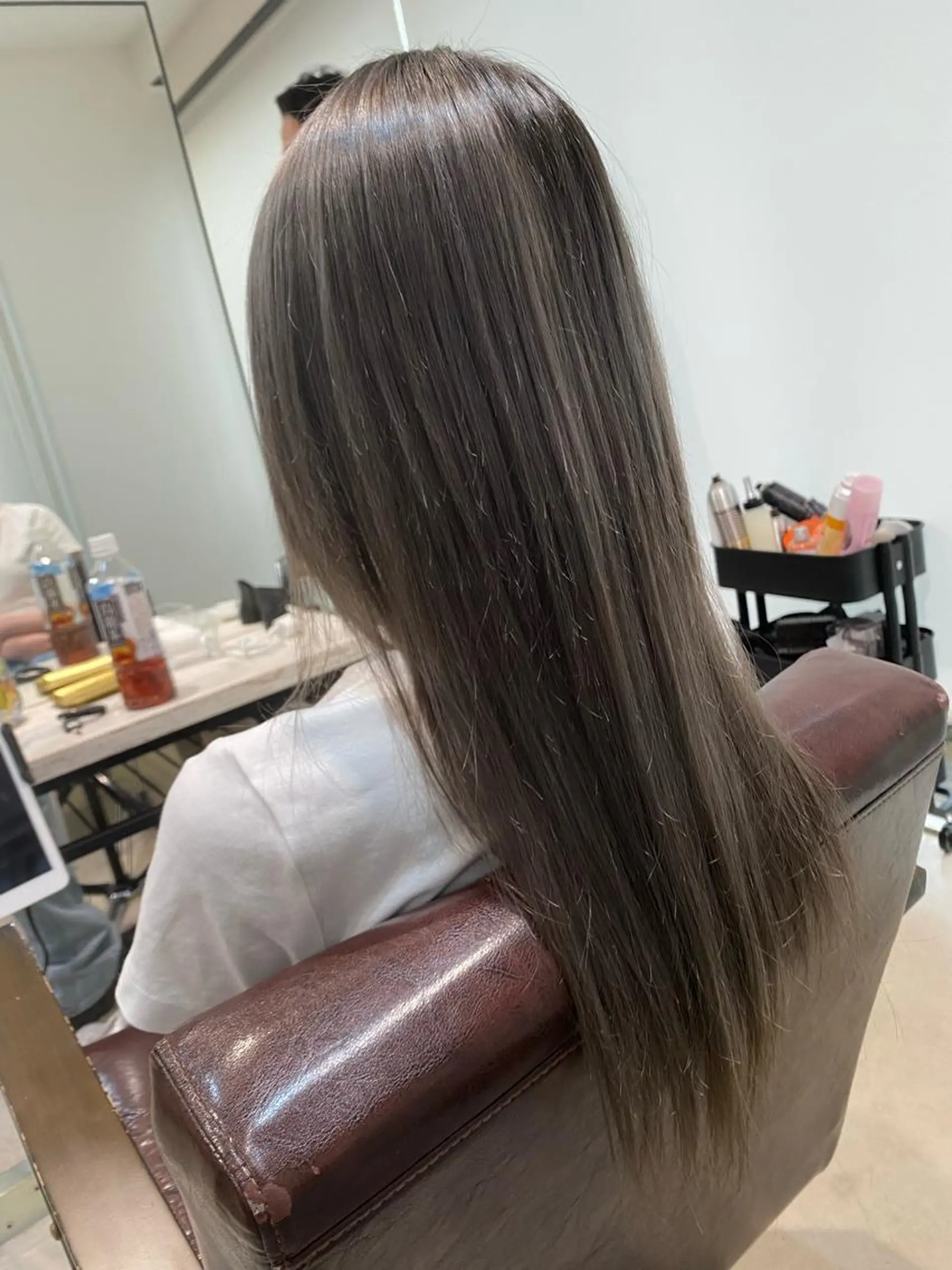 ロング カラー パーマモデル募集中 渥美翔人のヘアスタイル