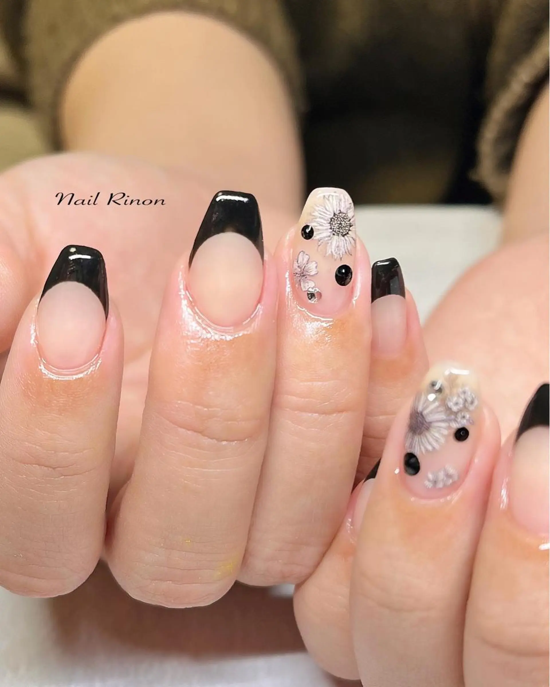 ネイル フレンチネイル ハンドネイル Nail Rinonのネイルデザイン