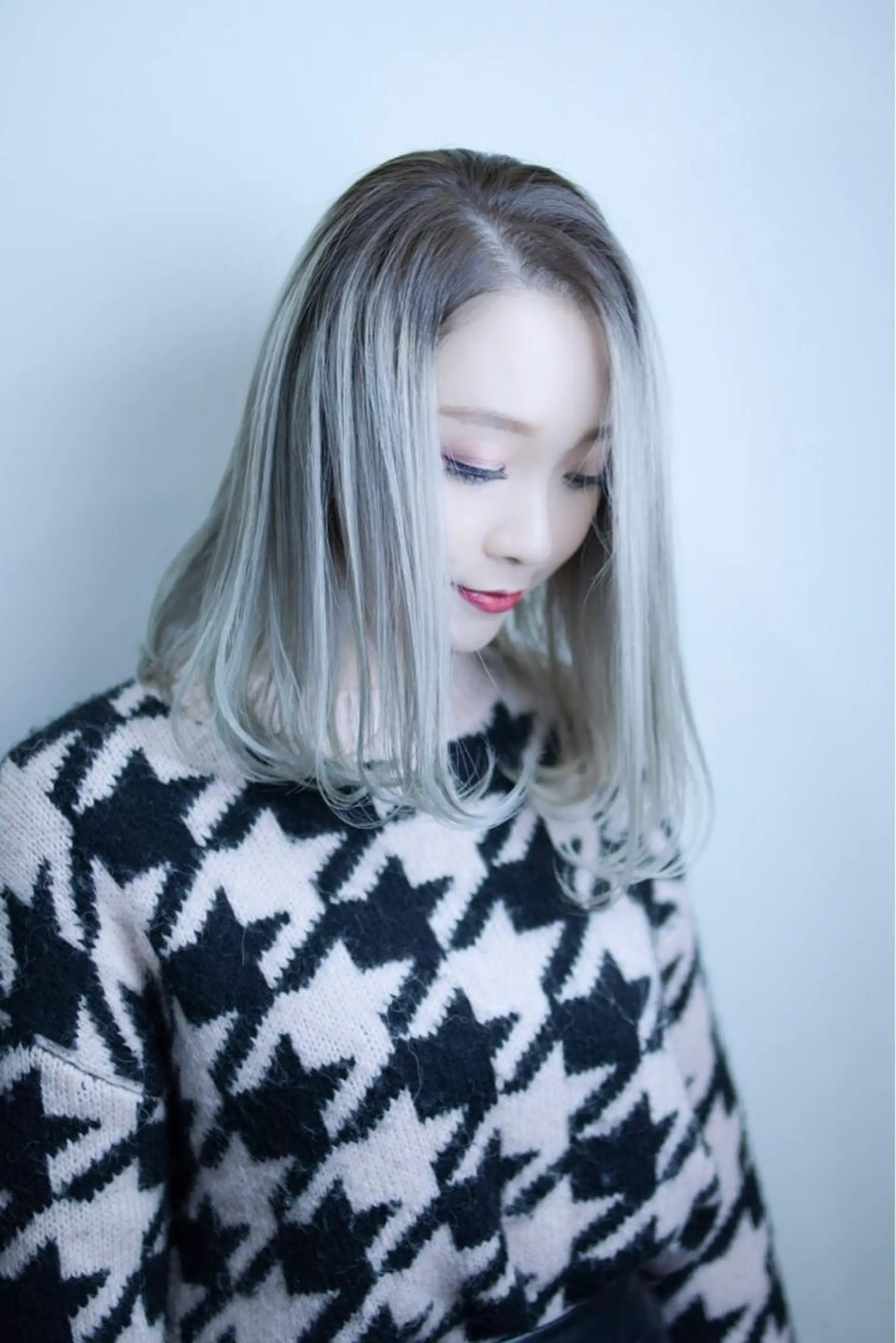 ミディアム ヘアカラー ヘアセット KIRA スズキ タクヤ／店長のヘアスタイル