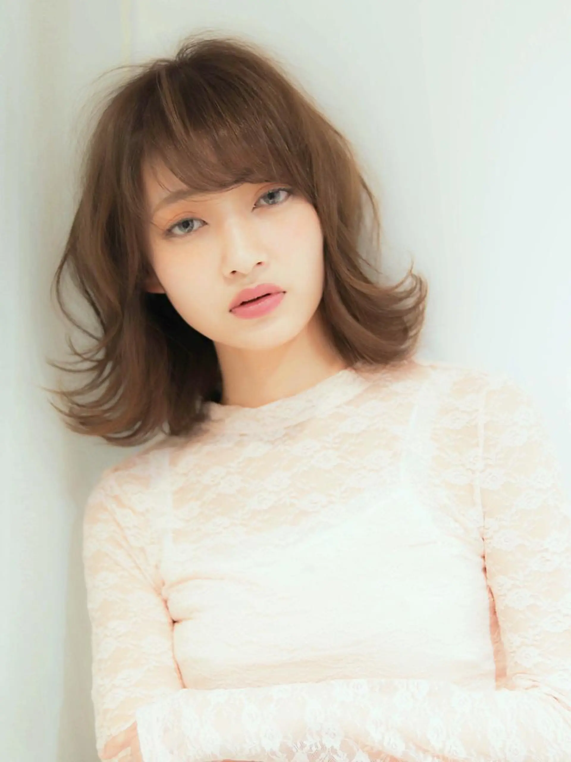 ミディアム カラー バレイヤージュ 黒髪 グラデーションカラー グレージュ ハイライトカラー カット ヘアカラー トリートメント 髪質改善🌈縮毛矯正 荻原　達矢のヘアスタイル