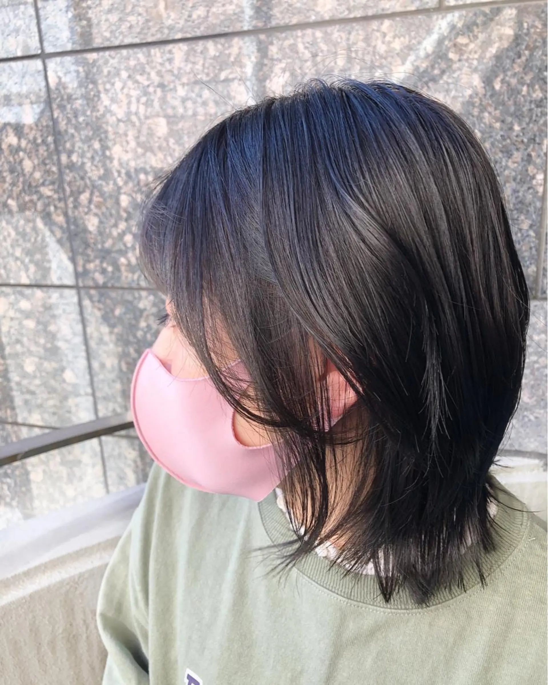 ミディアム カラーアンドケアリタ kitamuuuのヘアスタイル