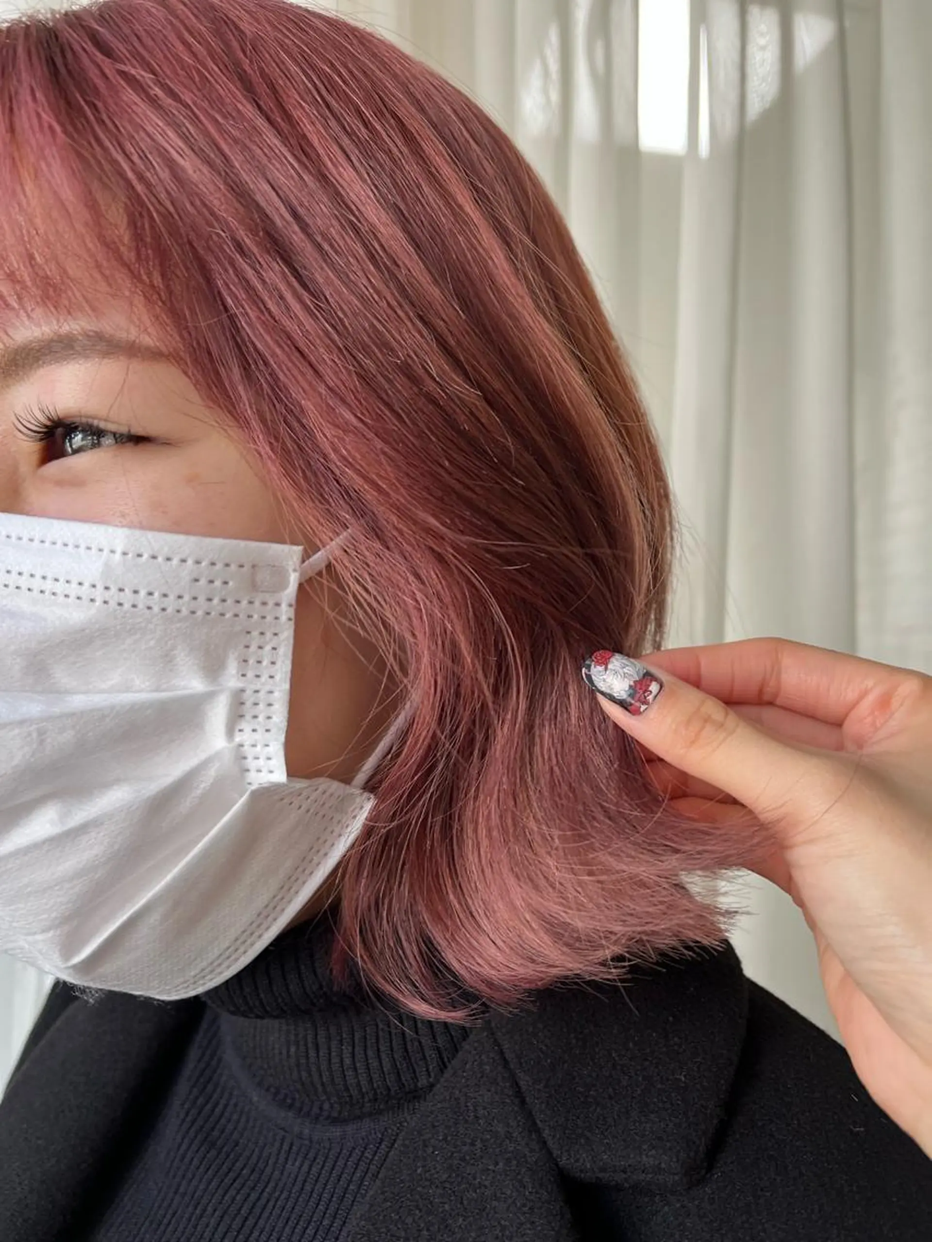 ミディアム ヘアカラー トリートメント u n aのヘアスタイル
