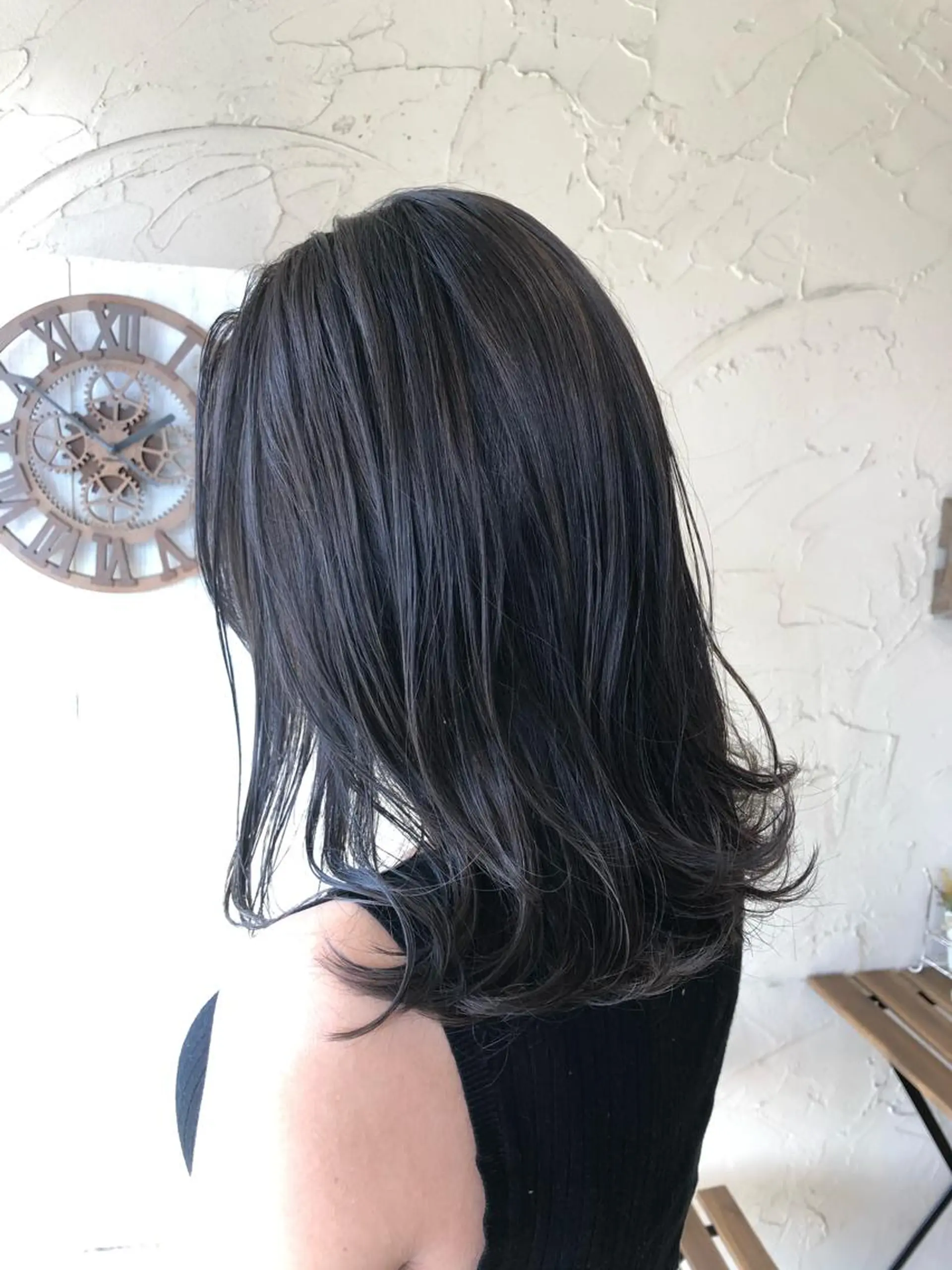 ミディアム カラー カット ヘアカラー Ichimura yurieのヘアスタイル