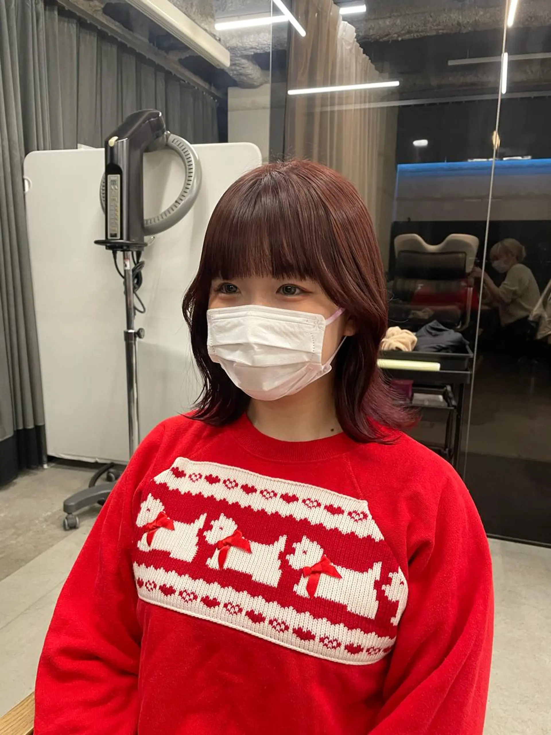 ショート カラー 伊藤 莉奈　韓国ヘアのヘアスタイル