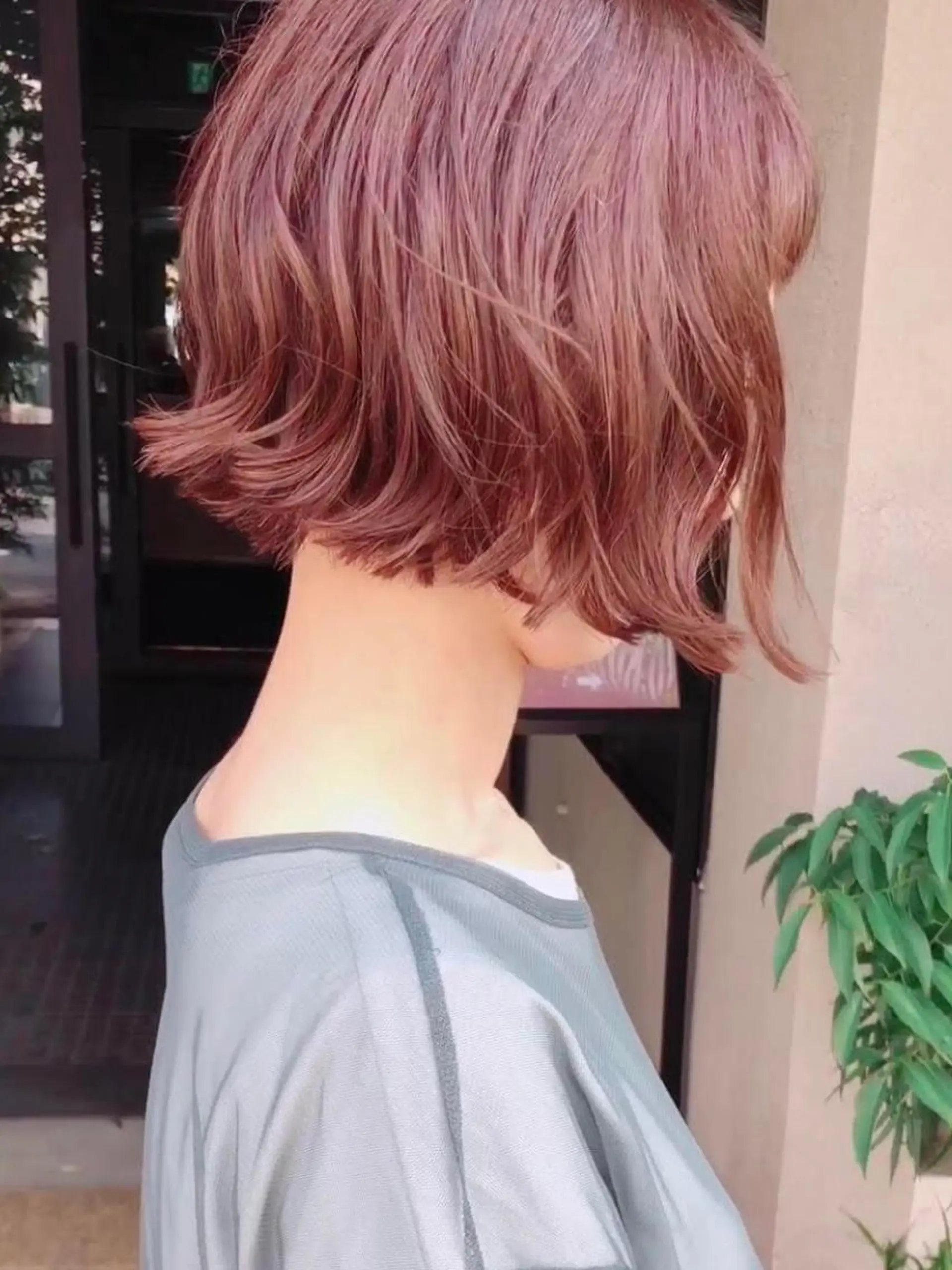 ショート カラー パーマ すきバサミを使わない カット✂️✨郡司泰之のヘアスタイル