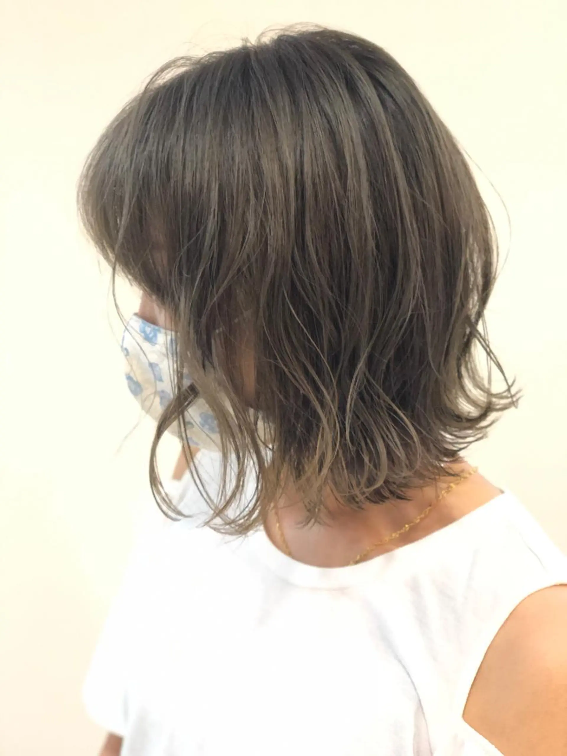ミディアム ハイライト ブリーチ/髪質改善 NYNY大久保のヘアスタイル