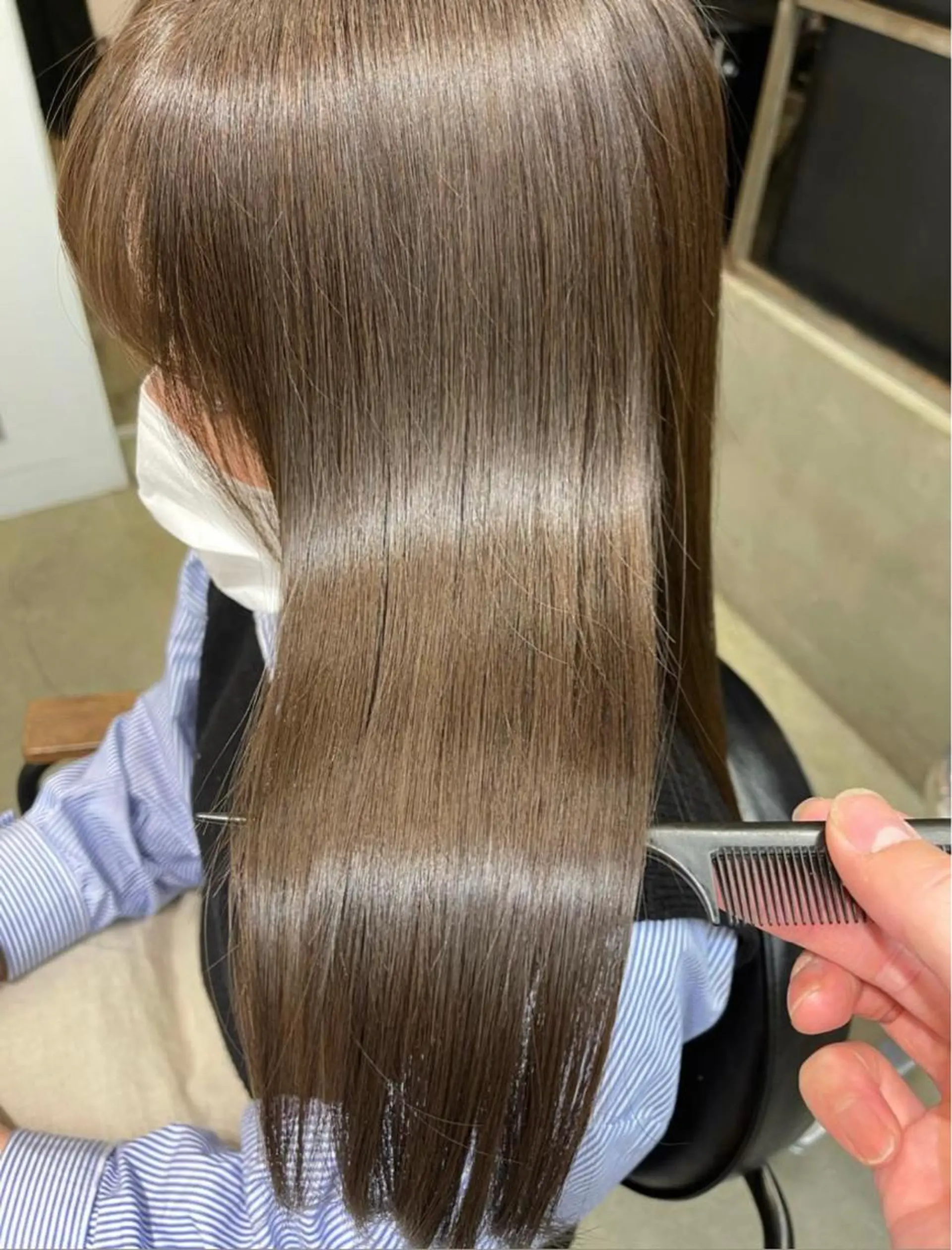 ロング カラー 🌈本物の髪質改善 森田涼平のヘアスタイル