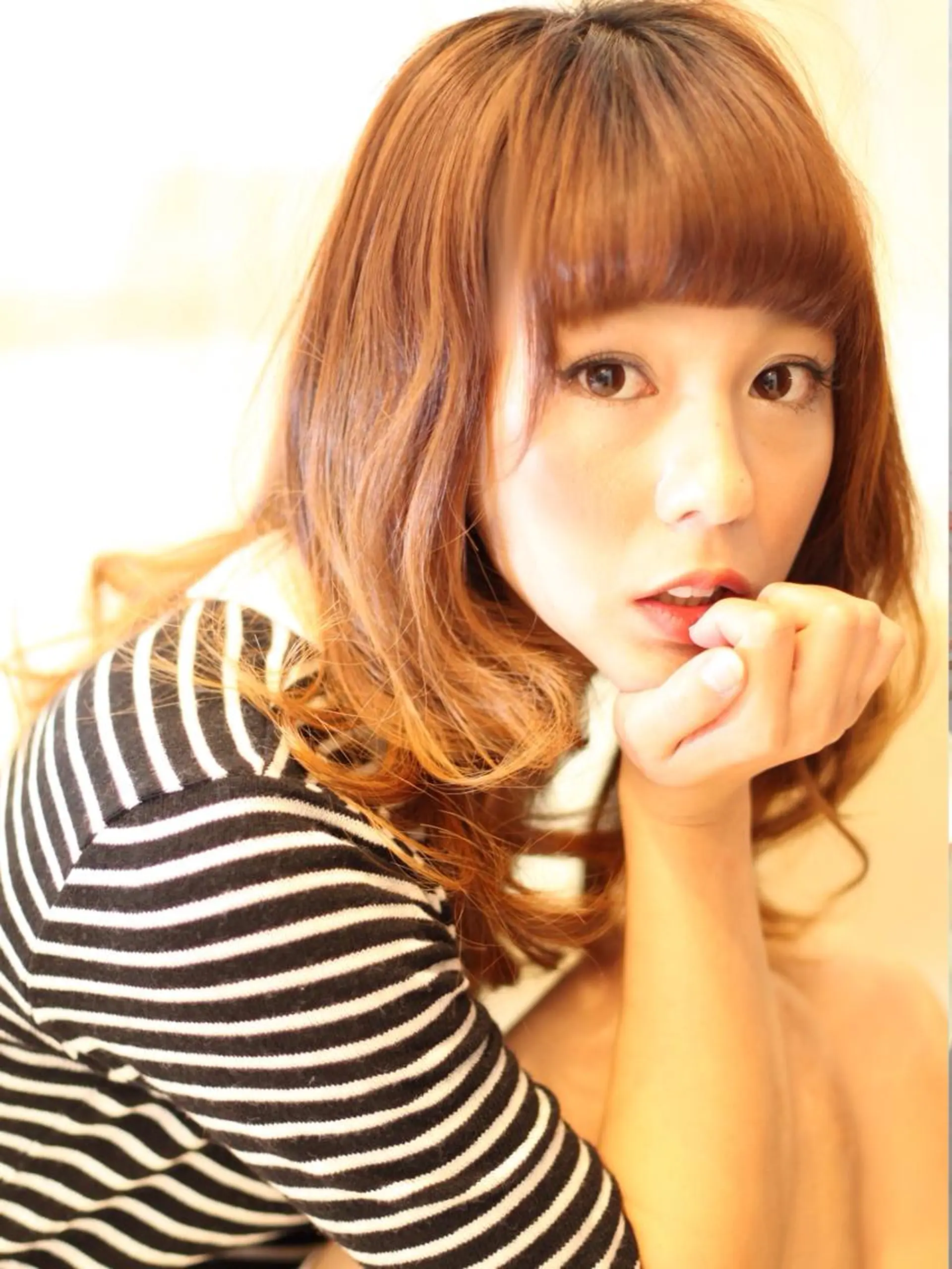 ミディアム 浜田 敦史のヘアスタイル