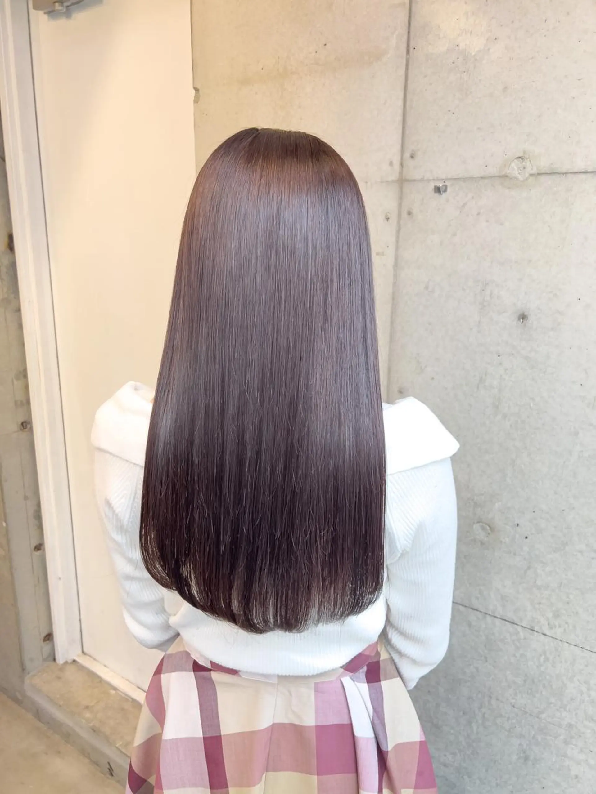 セミロング カラー ✨縮毛矯正/髪質改善 錦糸町/松坂拓馬のヘアスタイル