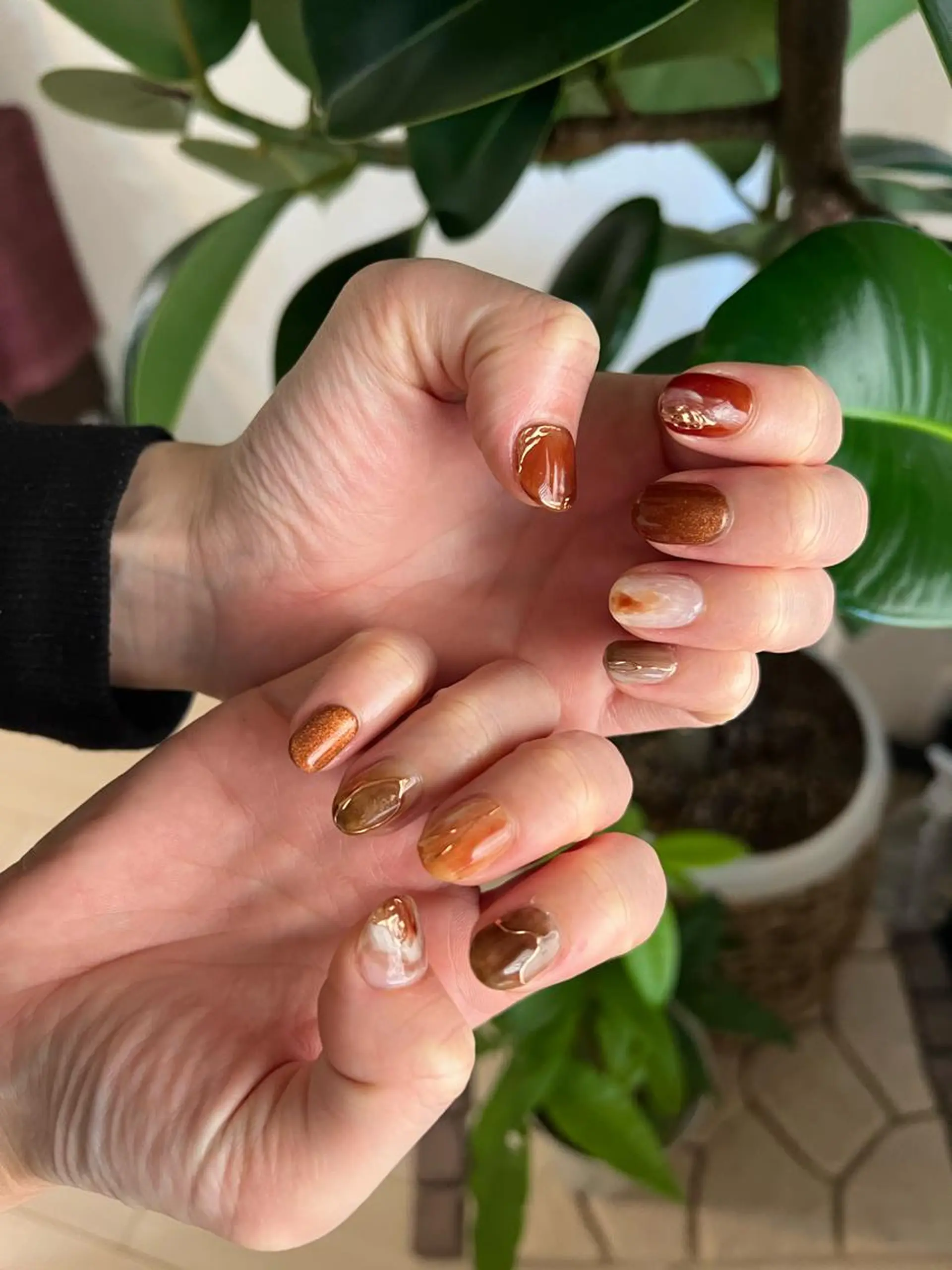 ネイル ニュアンスネイル ハンドネイル Imyme mine Rioのネイルデザイン