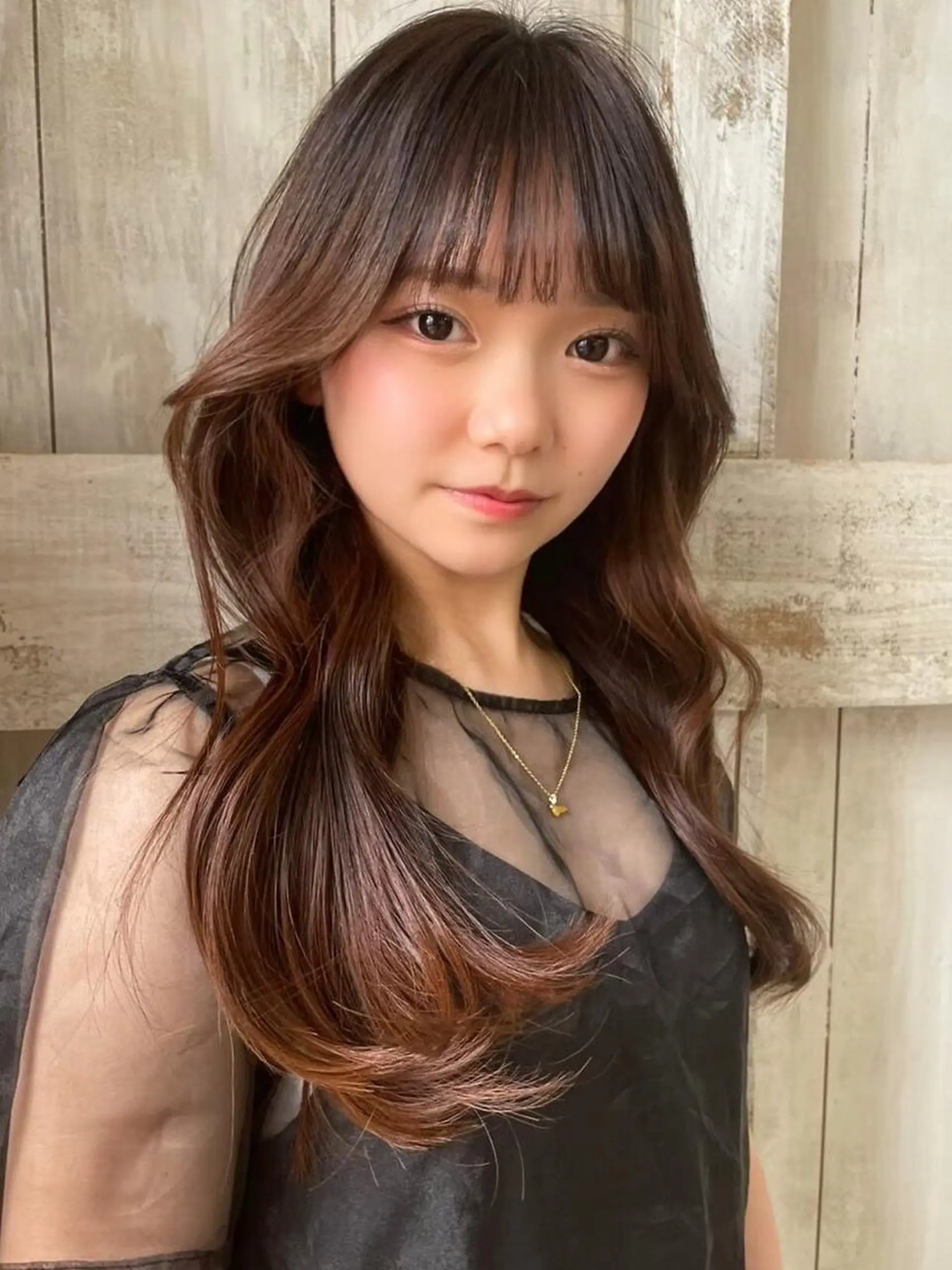 ロング カラー カット トリートメント メンズスタイリスト/ 髪質改善/居場のヘアスタイル