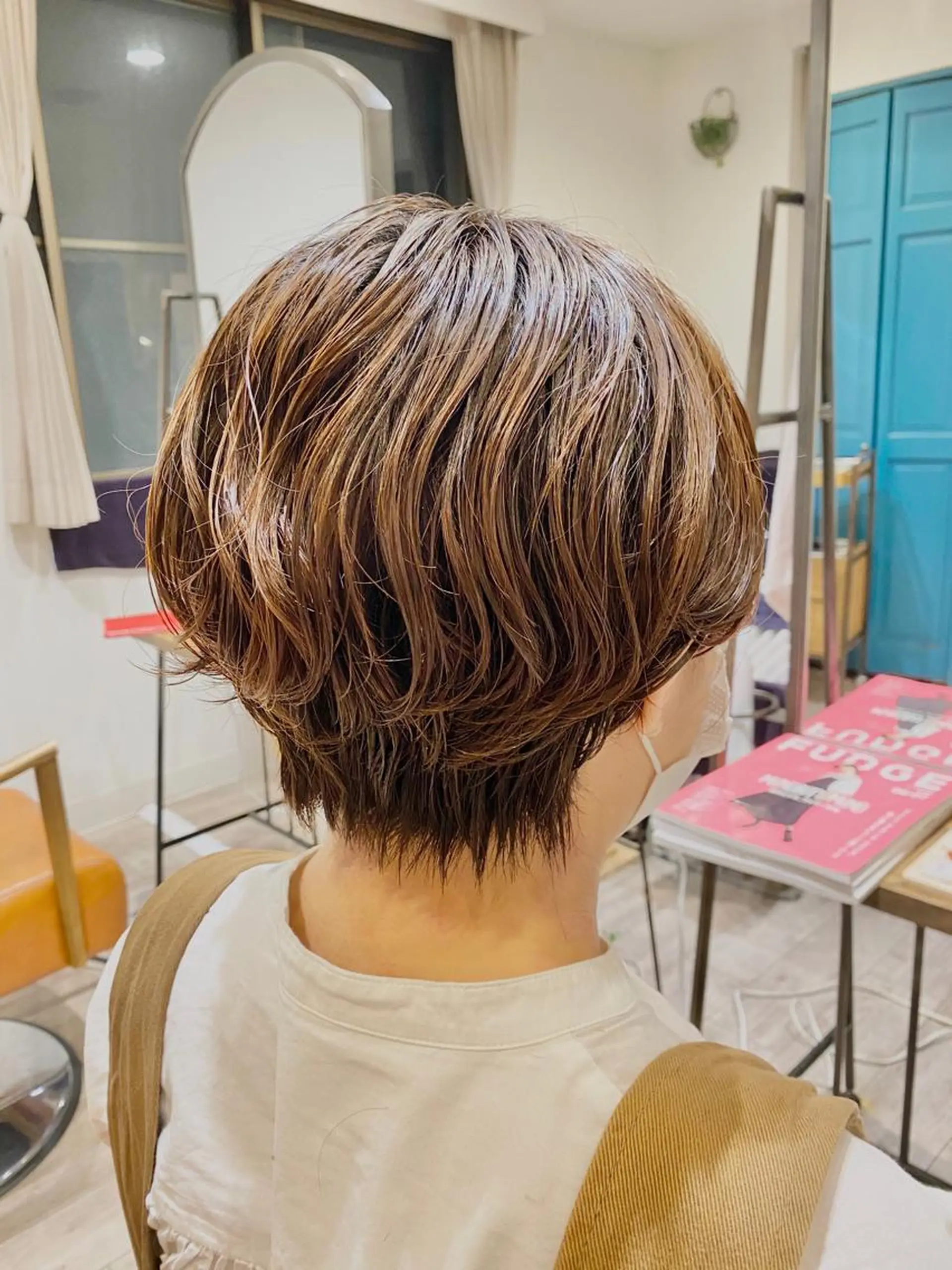 ショート パーマ ショートヘア 赤間 飛鳥のヘアスタイル