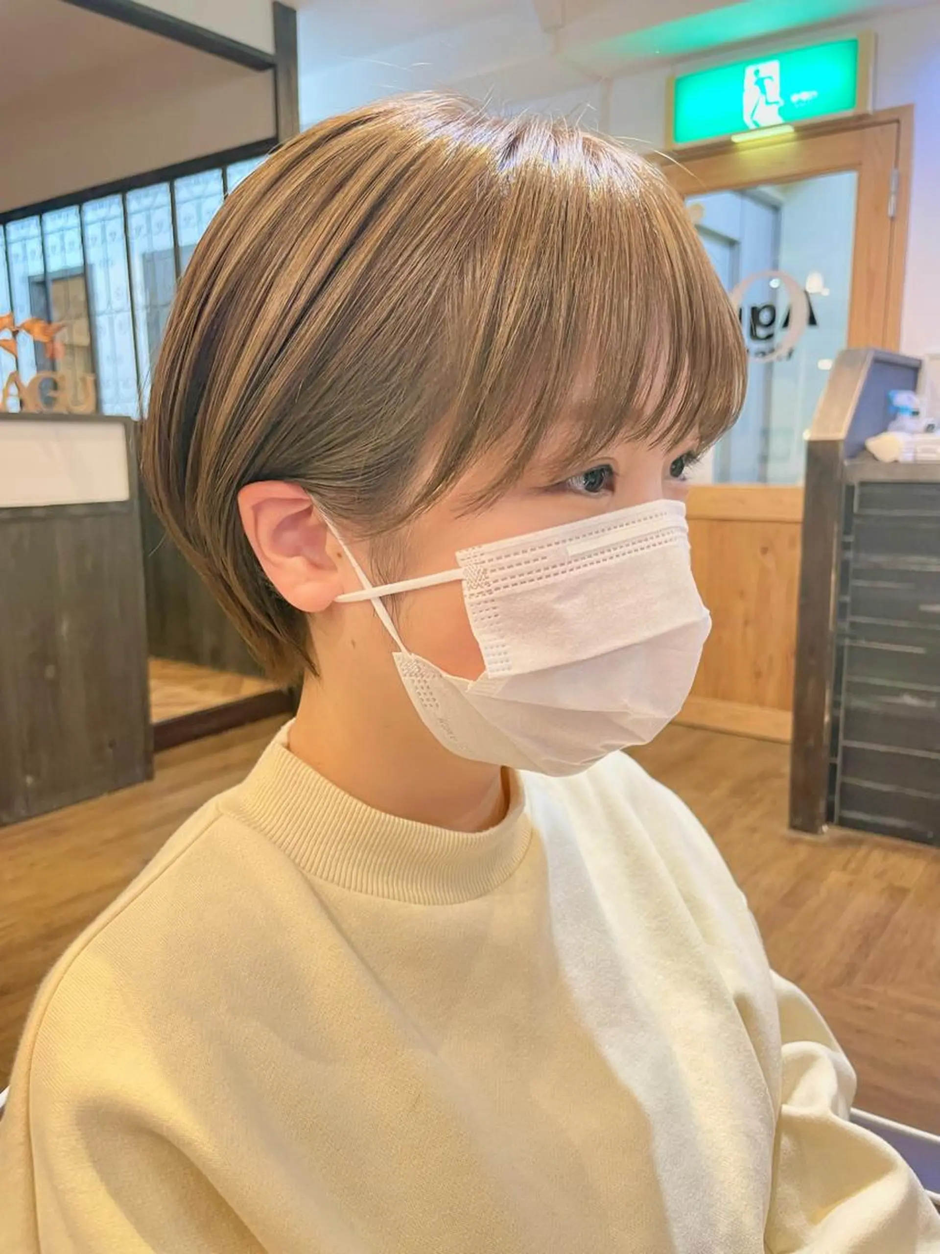 ショート カラー カット ヘアカラー トリートメント ヘアセット limit陽平 ショート/ボブのヘアスタイル