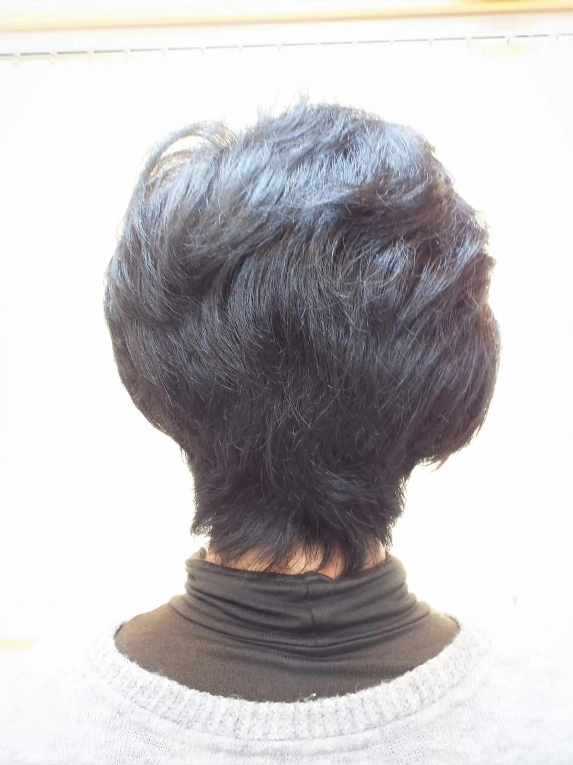 ショート カラー ショートレイヤー レイヤーカット ミセス ショートヘア カット ヘアカラー トリートメント 山田 達也のヘアスタイル