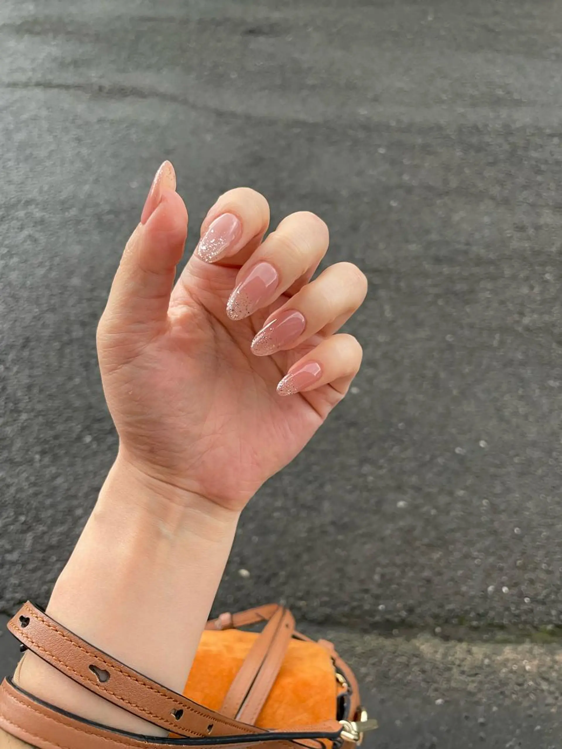 ネイル ジェルネイル グラデーション ラメ(グリッター) ラメグラデーション Kaka Nailsのネイルデザイン
