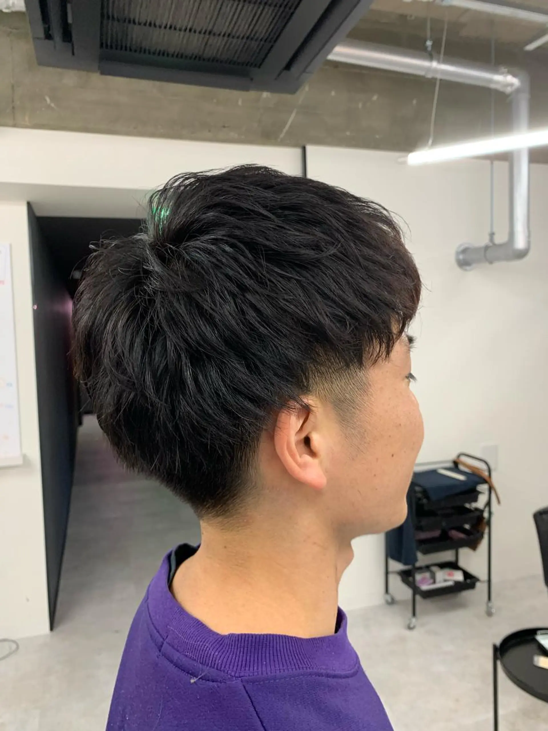 ショート メンズ メンズパーマ/新潟駅 NOBUTA🔥のヘアスタイル