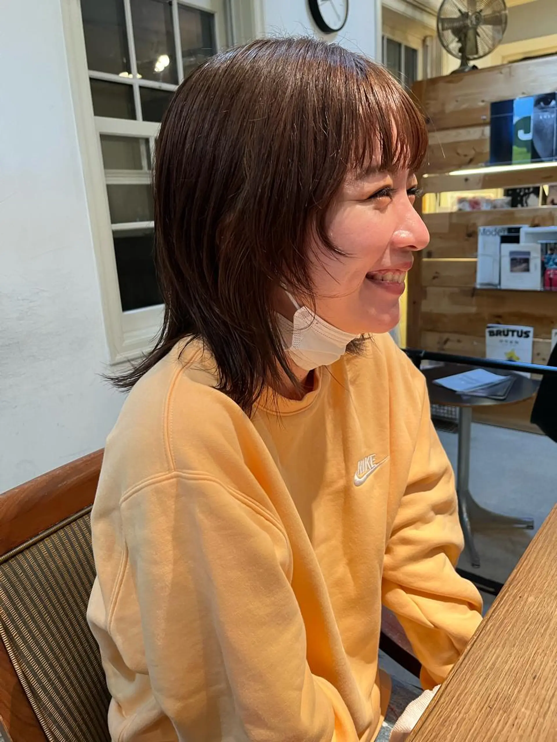 ミディアム カラー eri kinjoのヘアスタイル