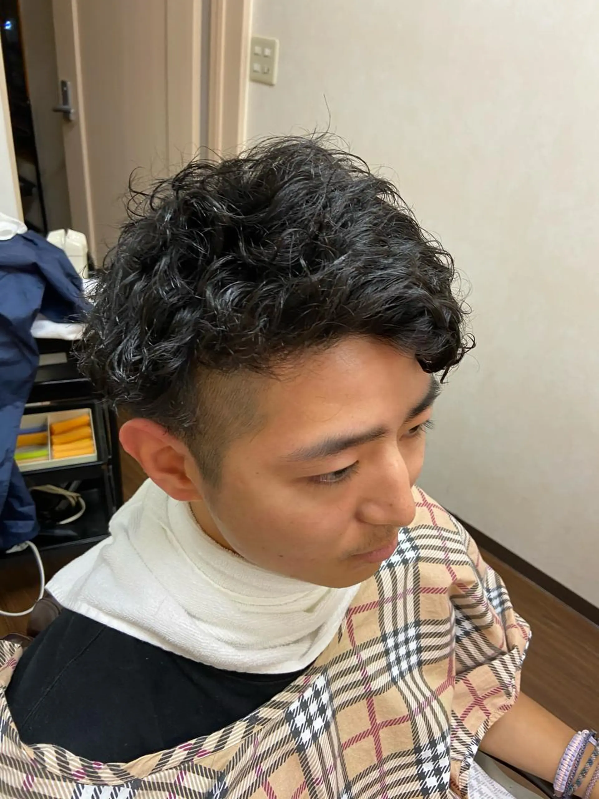 ミディアム ミディアムパーマ dunhill 斉藤 大樹/メンズカットのヘアスタイル