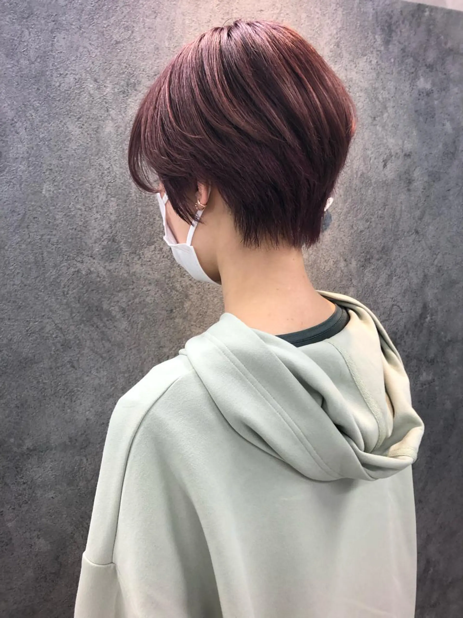 ショート ピンクブラウン Noy所属・Noyヨシモト ヒロトのヘアスタイル