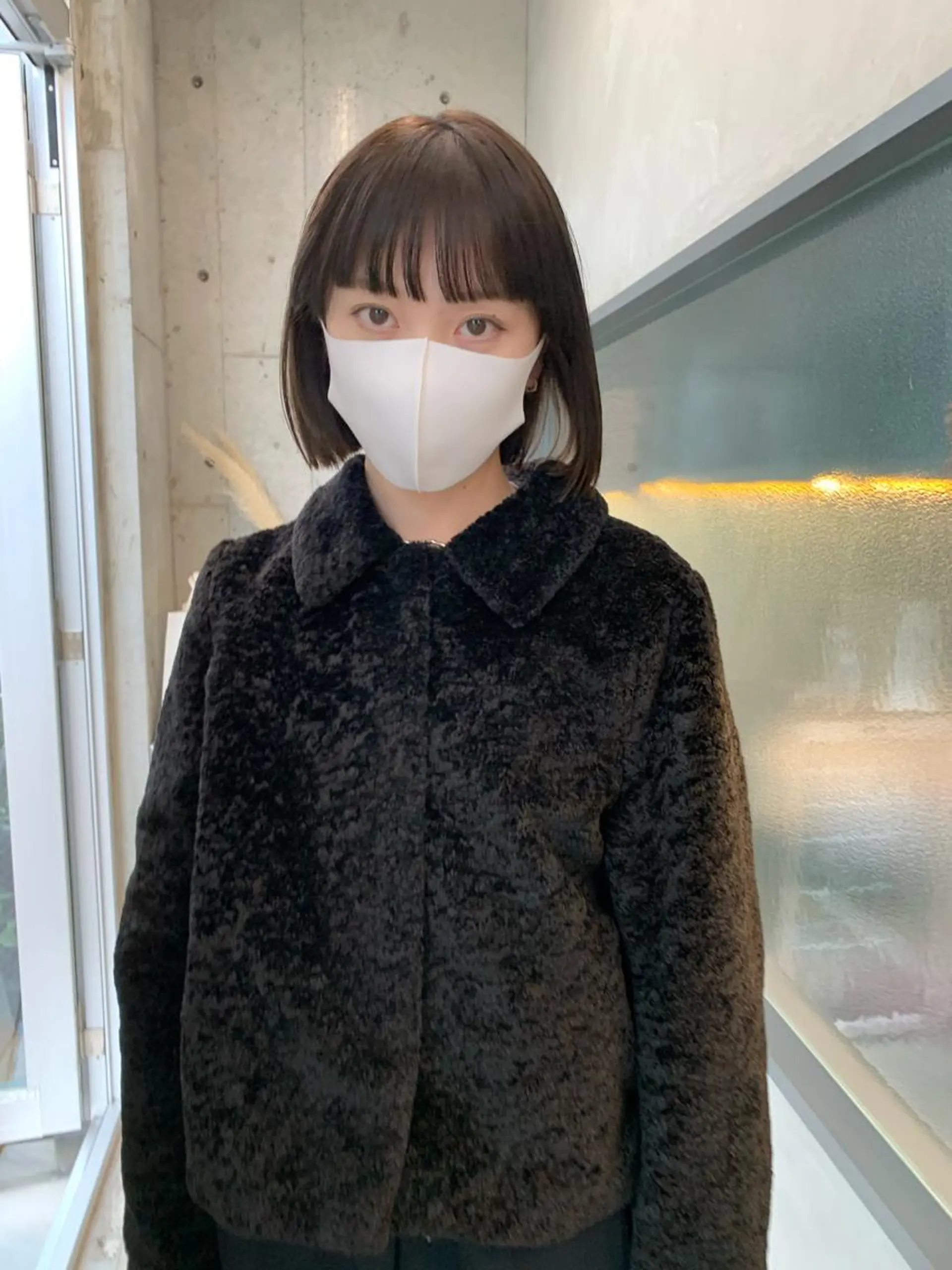 ショート カラー 切りっぱなしボブ ボブ カット パーマ sakoda shunkiのヘアスタイル