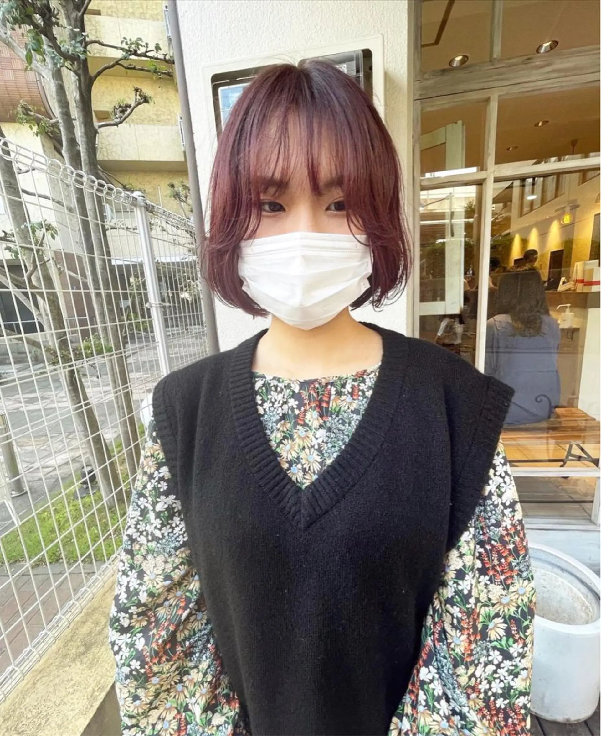 ショート カラー 🙃 透明感カラー/ボブのヘアスタイル