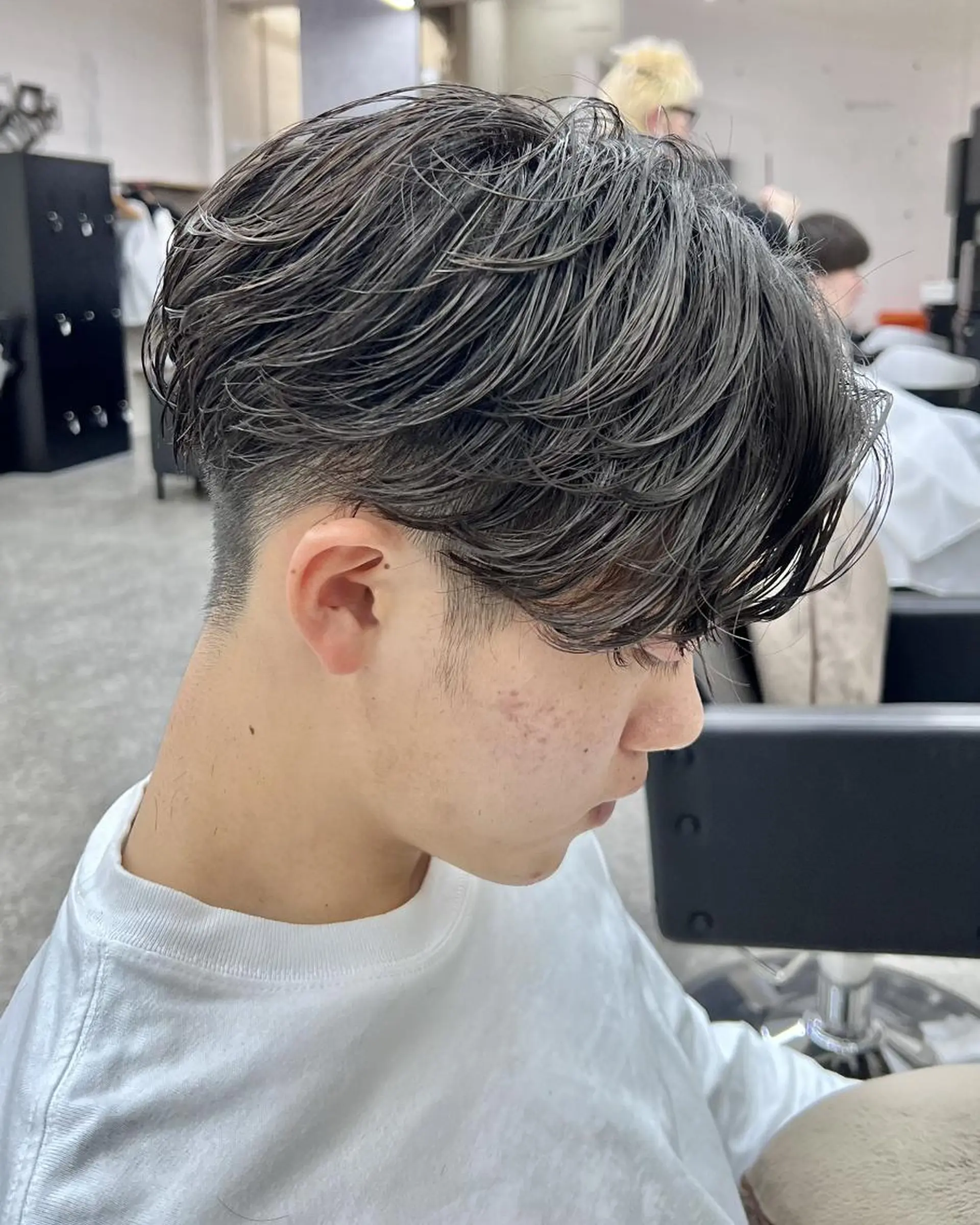パーマ メンズ カット パーマ GLOP HOMME 店長　アオトのヘアスタイル